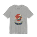 Crane Over Mount Fuji T-Shirt | Traditional Tattoo-Inspired, Japanese Flash