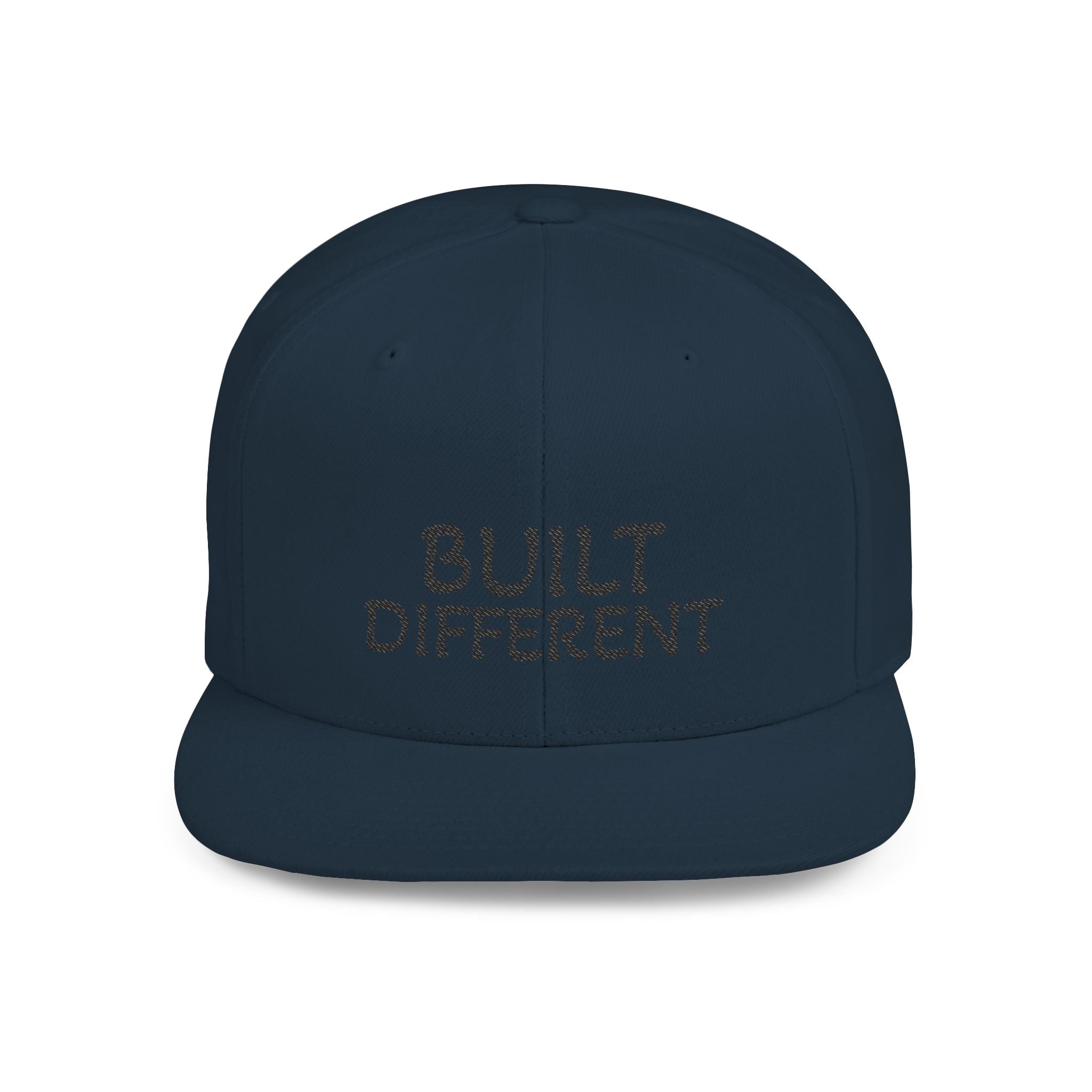 NDR™ Built Different Flat Bill Snapback Hat.