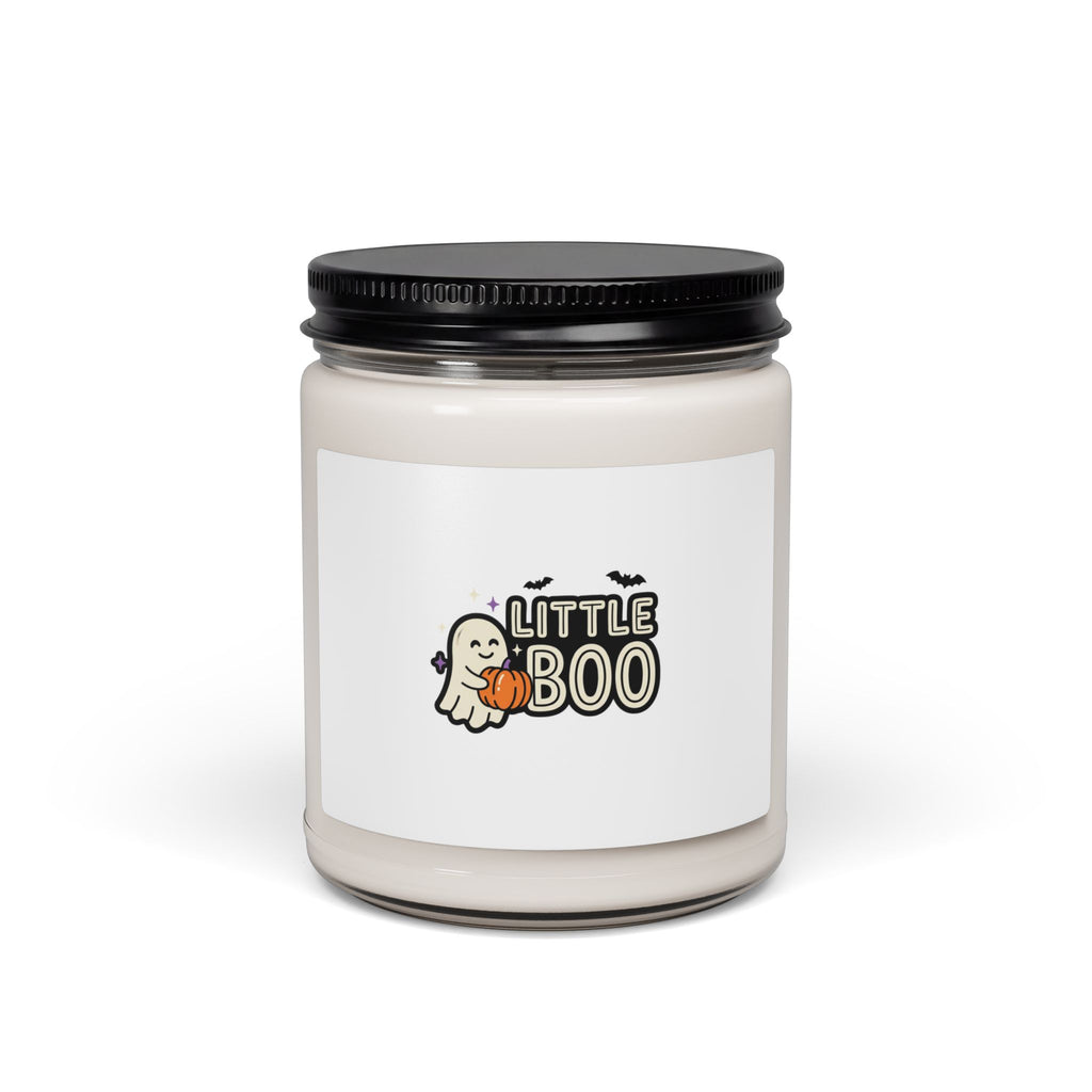 Little Boo Halloween Candle | Scented Soy, Pumpkin Ghost Label