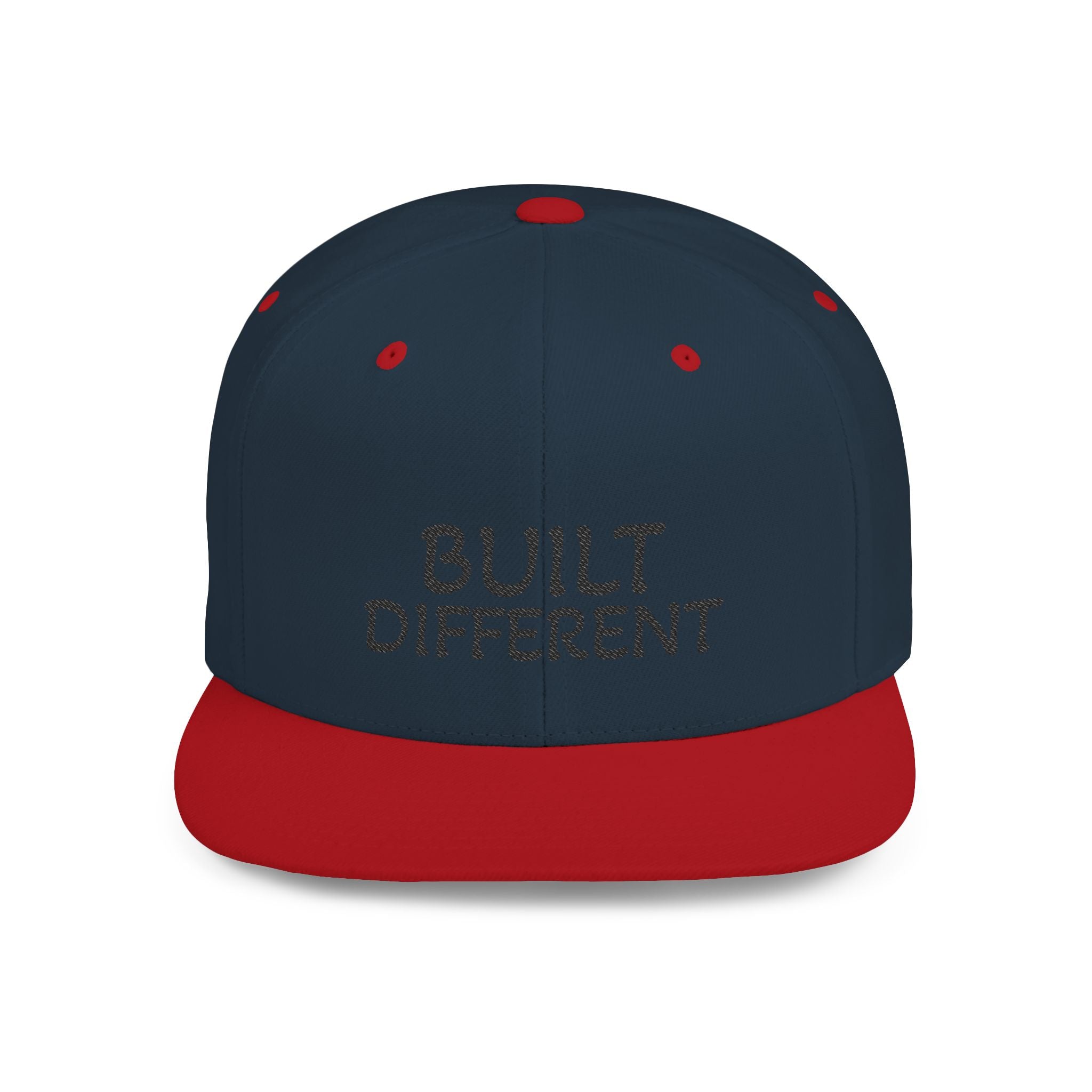 NDR™ Built Different Flat Bill Snapback Hat.