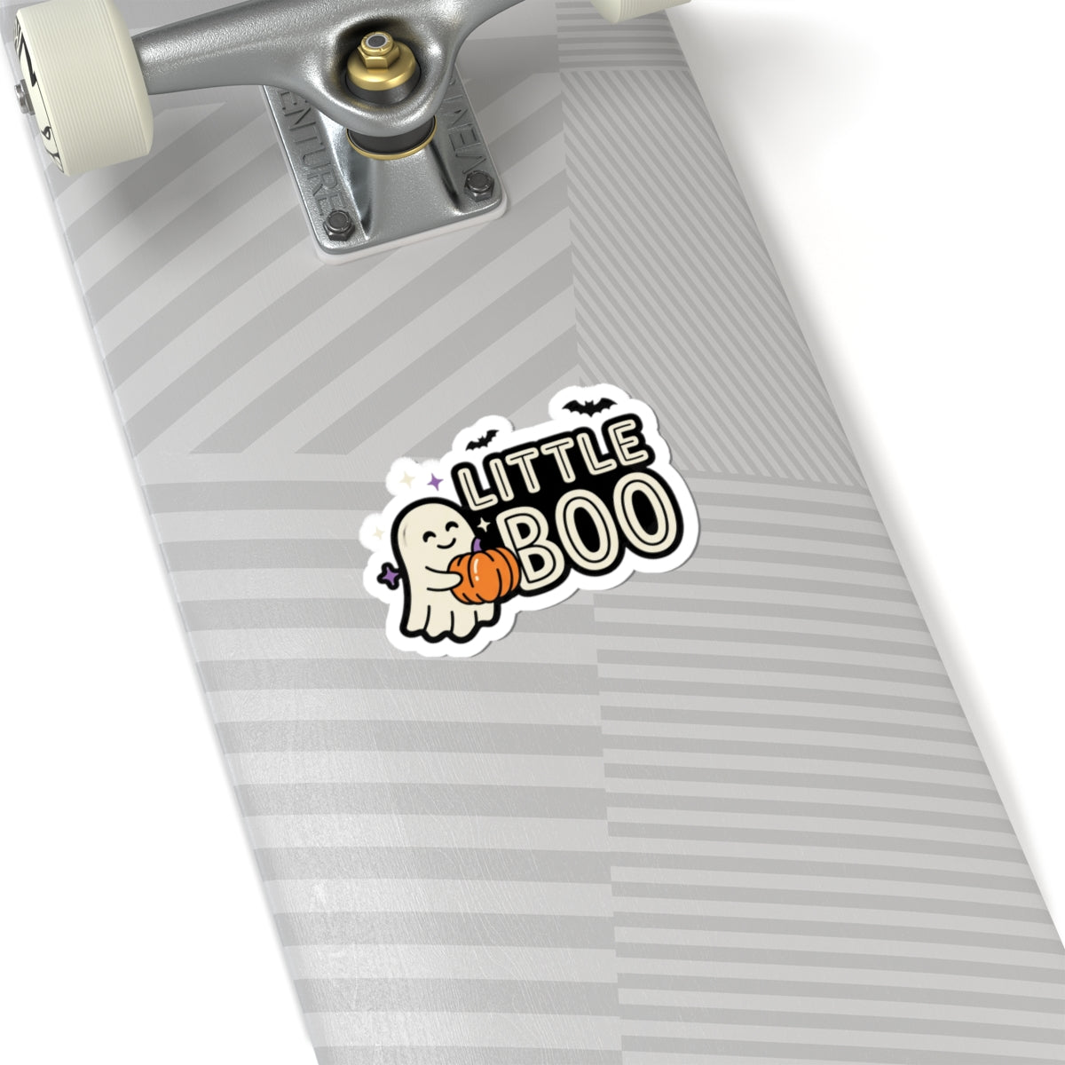 Little Boo Ghost Sticker | Halloween Family Matching, Pumpkin & Bats Kiss-Cut