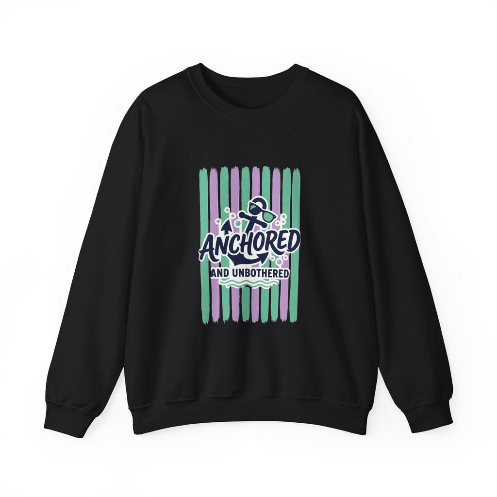 Anchored and Unbothered Sweatshirt | Cruise Vacation, Nautical Anchor Tee