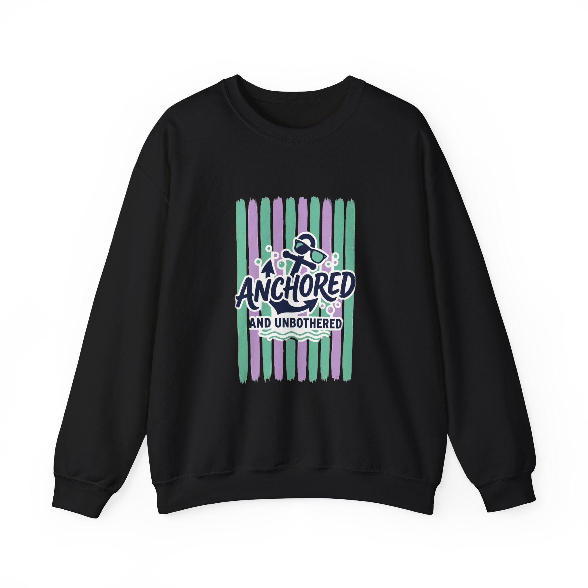 Anchored and Unbothered Sweatshirt | Cruise Vacation, Nautical Anchor Tee