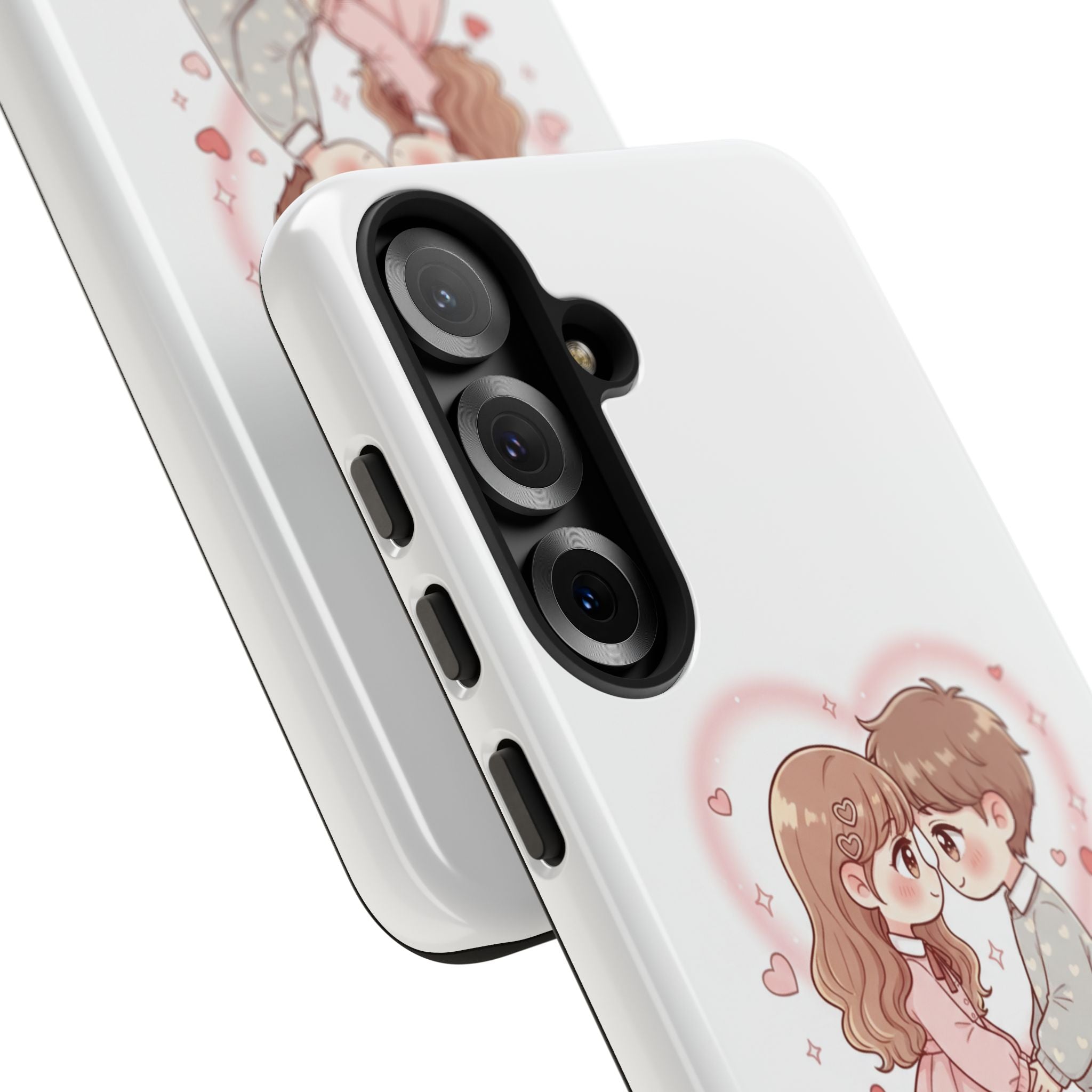 NDR™ Cute Couple "Be Mine" Phone Case. Romantic Valentine’s Protective Cover