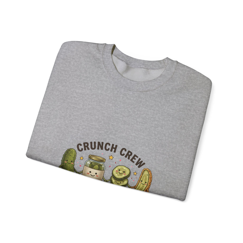 Crunch Crew Pickle Crewneck Sweatshirt | Pickles, Snack Sip Repeat