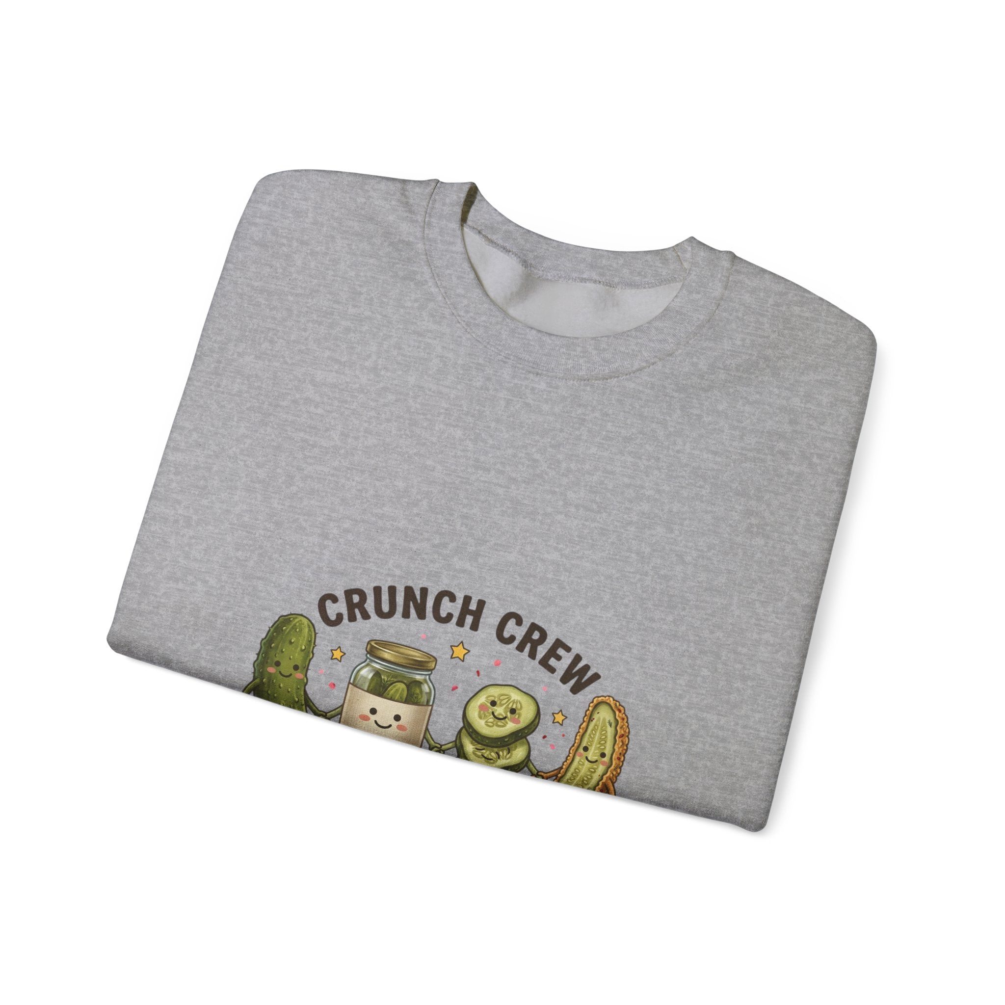 Crunch Crew Pickle Crewneck Sweatshirt | Pickles, Snack Sip Repeat