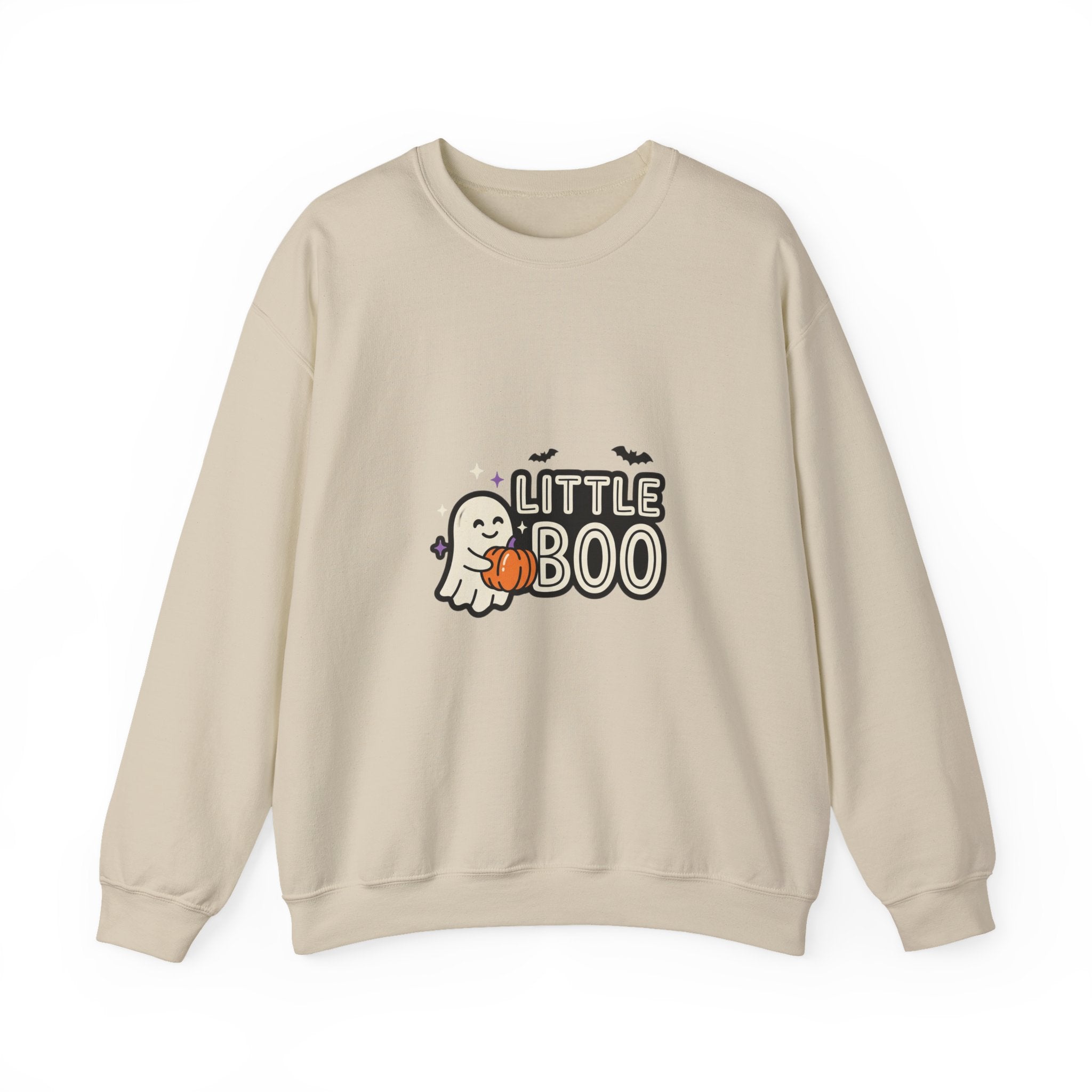 Little Boo Sweatshirt | Halloween Family Shirts, Cute Ghost Pumpkin Design