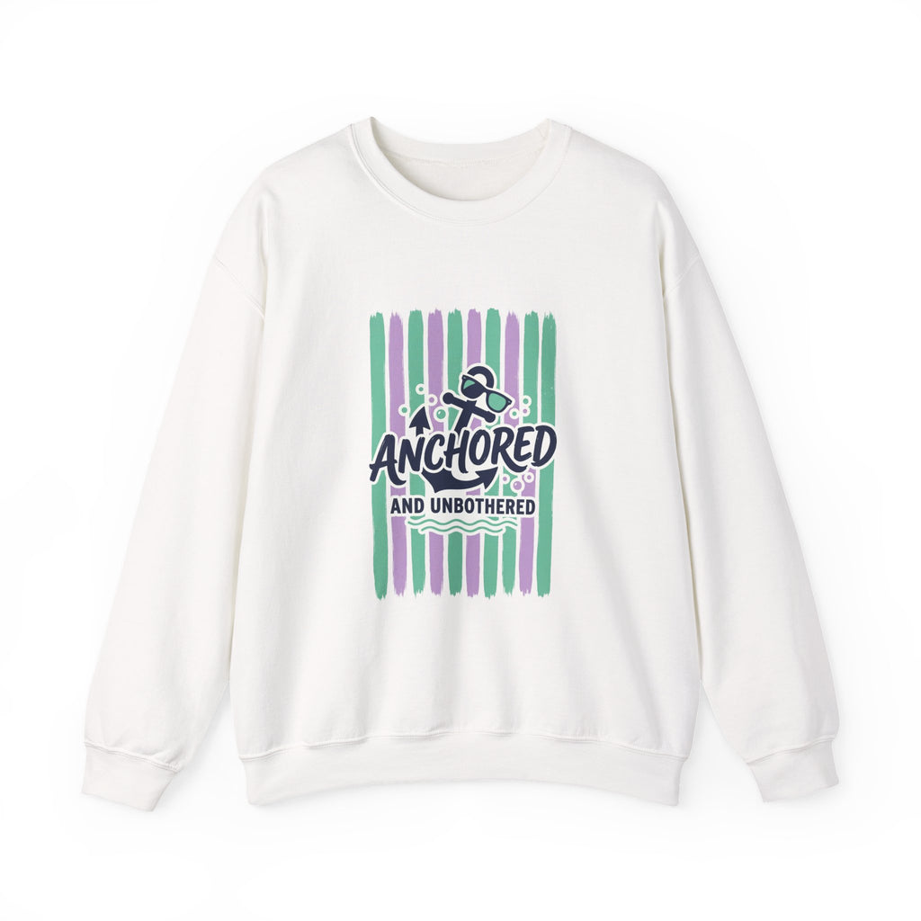 Anchored and Unbothered Sweatshirt | Cruise Vacation, Nautical Anchor Tee