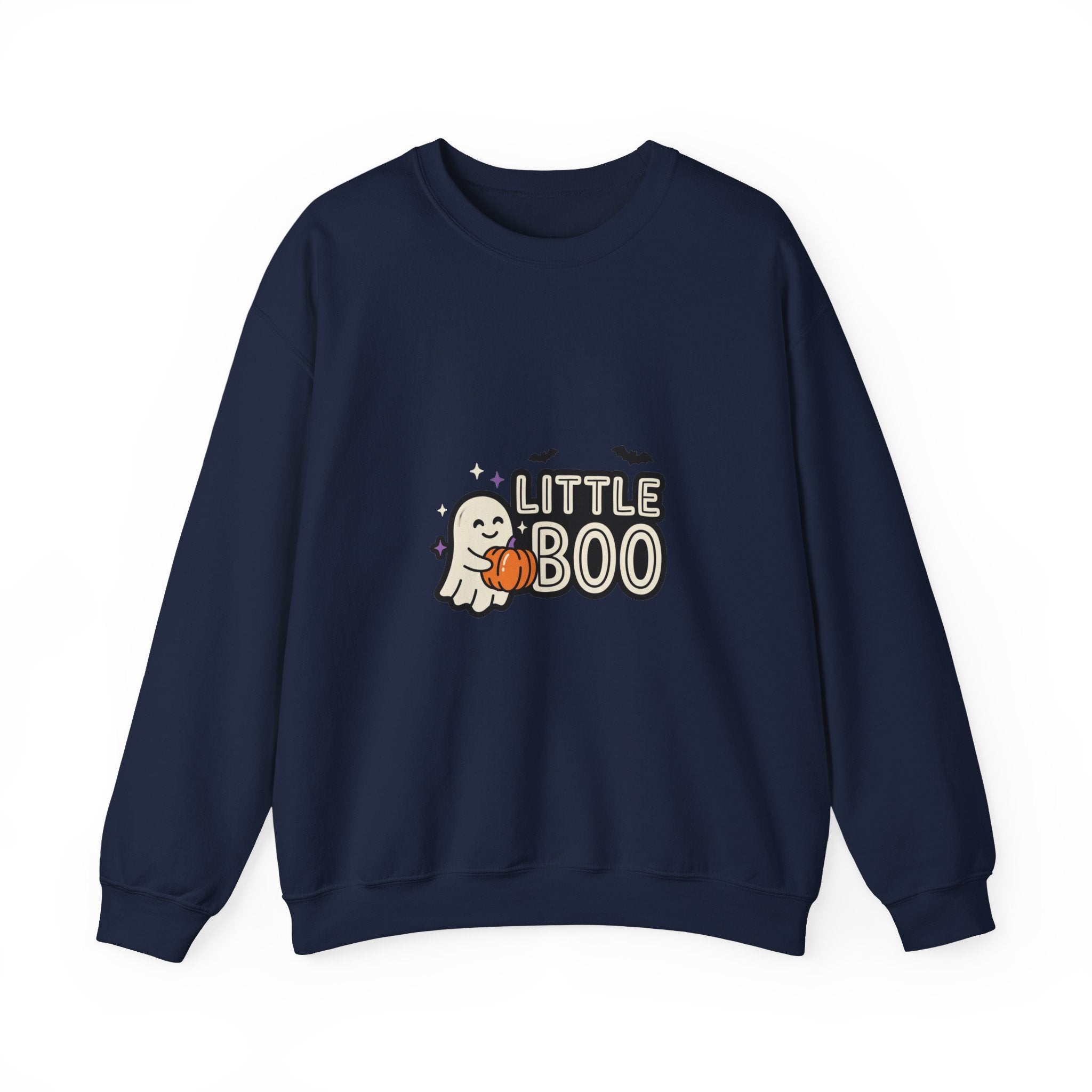 Little Boo Sweatshirt | Halloween Family Shirts, Cute Ghost Pumpkin Design