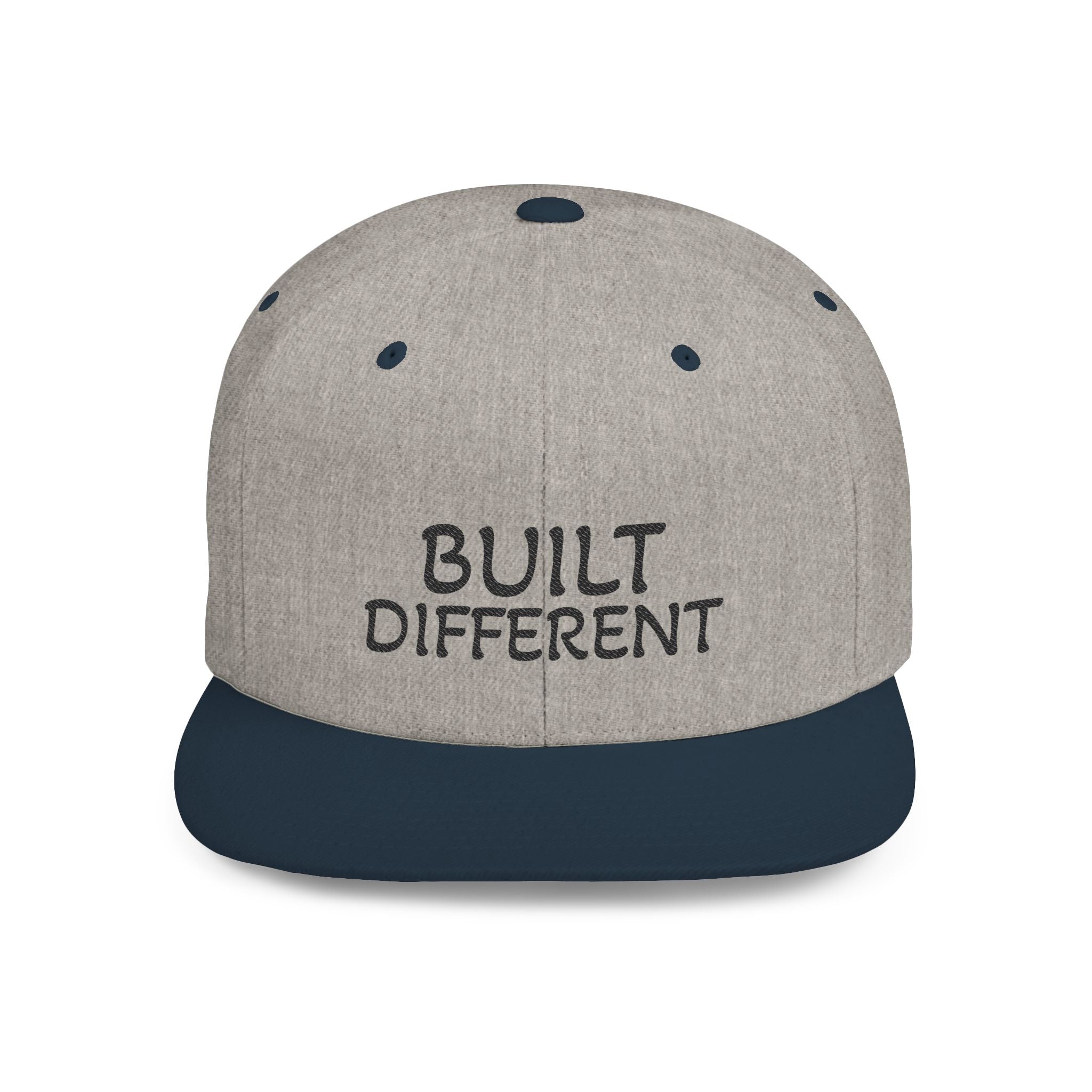 NDR™ Built Different Flat Bill Snapback Hat.