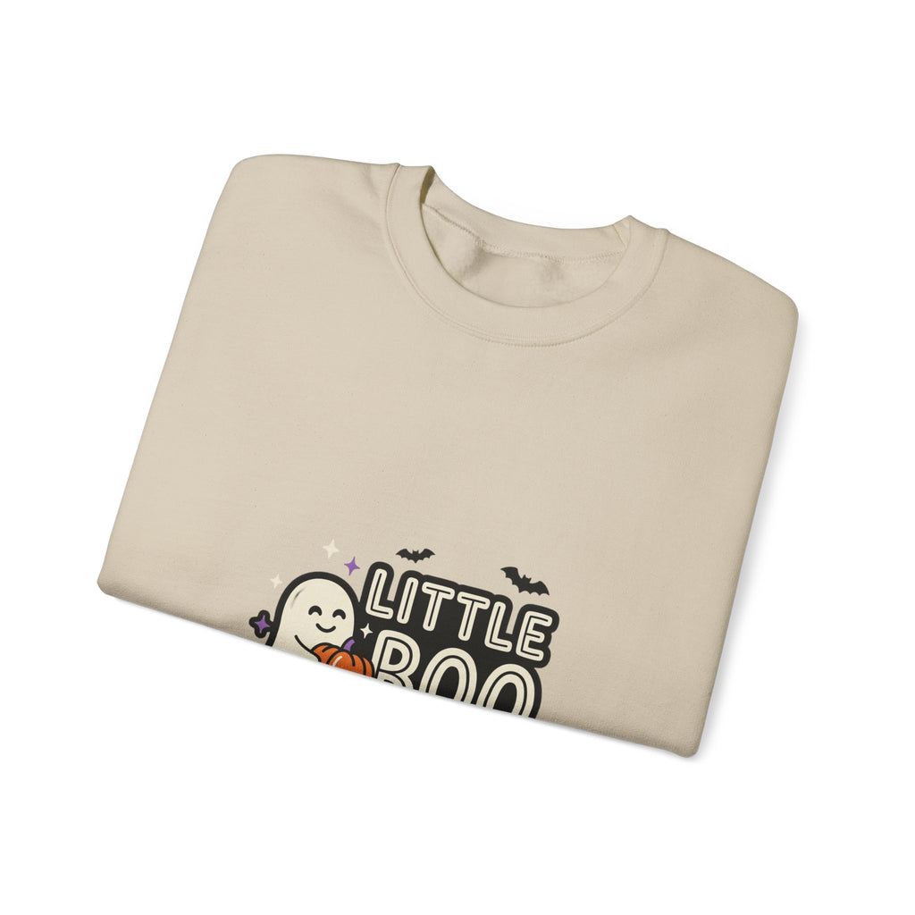 Little Boo Sweatshirt | Halloween Family Shirts, Cute Ghost Pumpkin Design