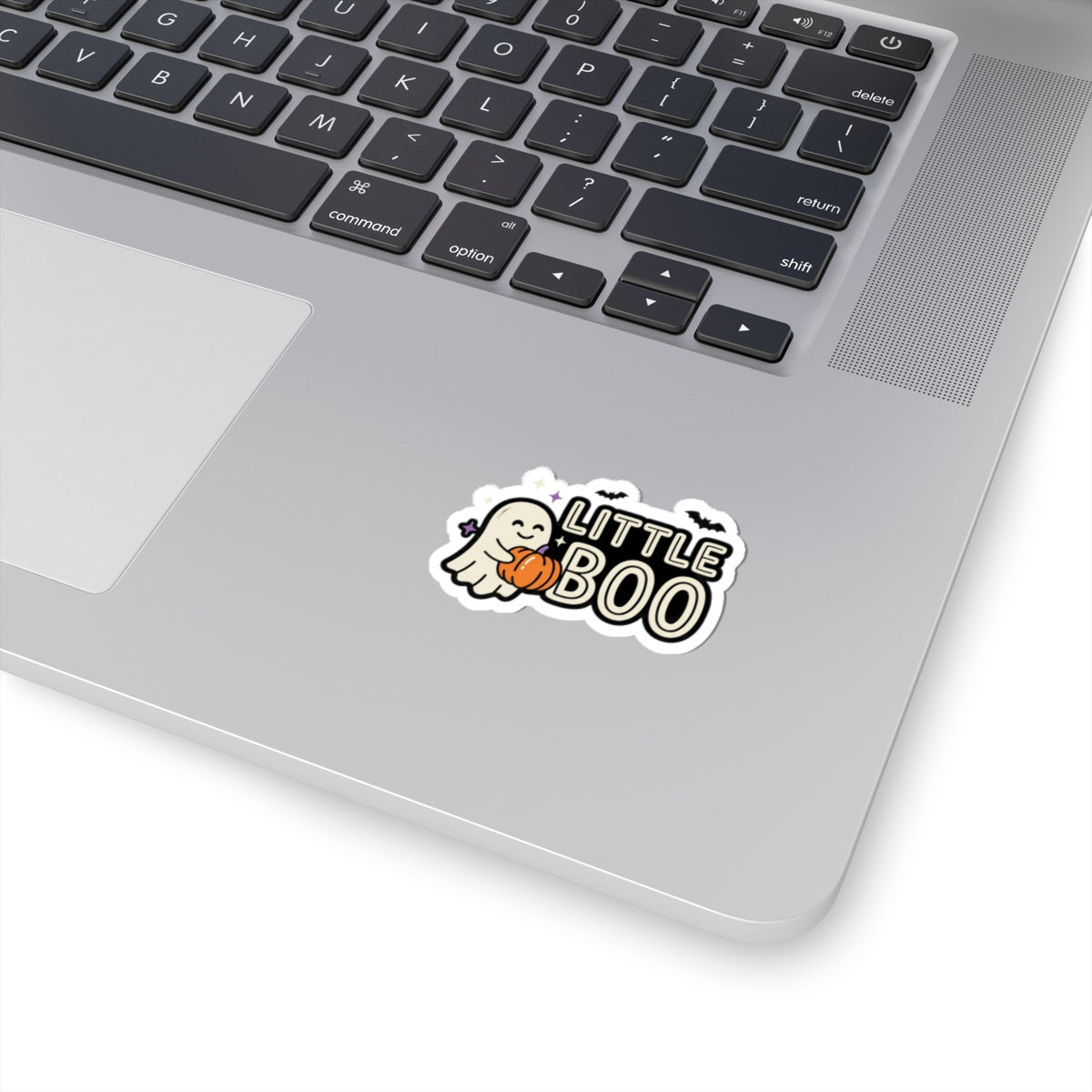 Little Boo Ghost Sticker | Halloween Family Matching, Pumpkin & Bats Kiss-Cut