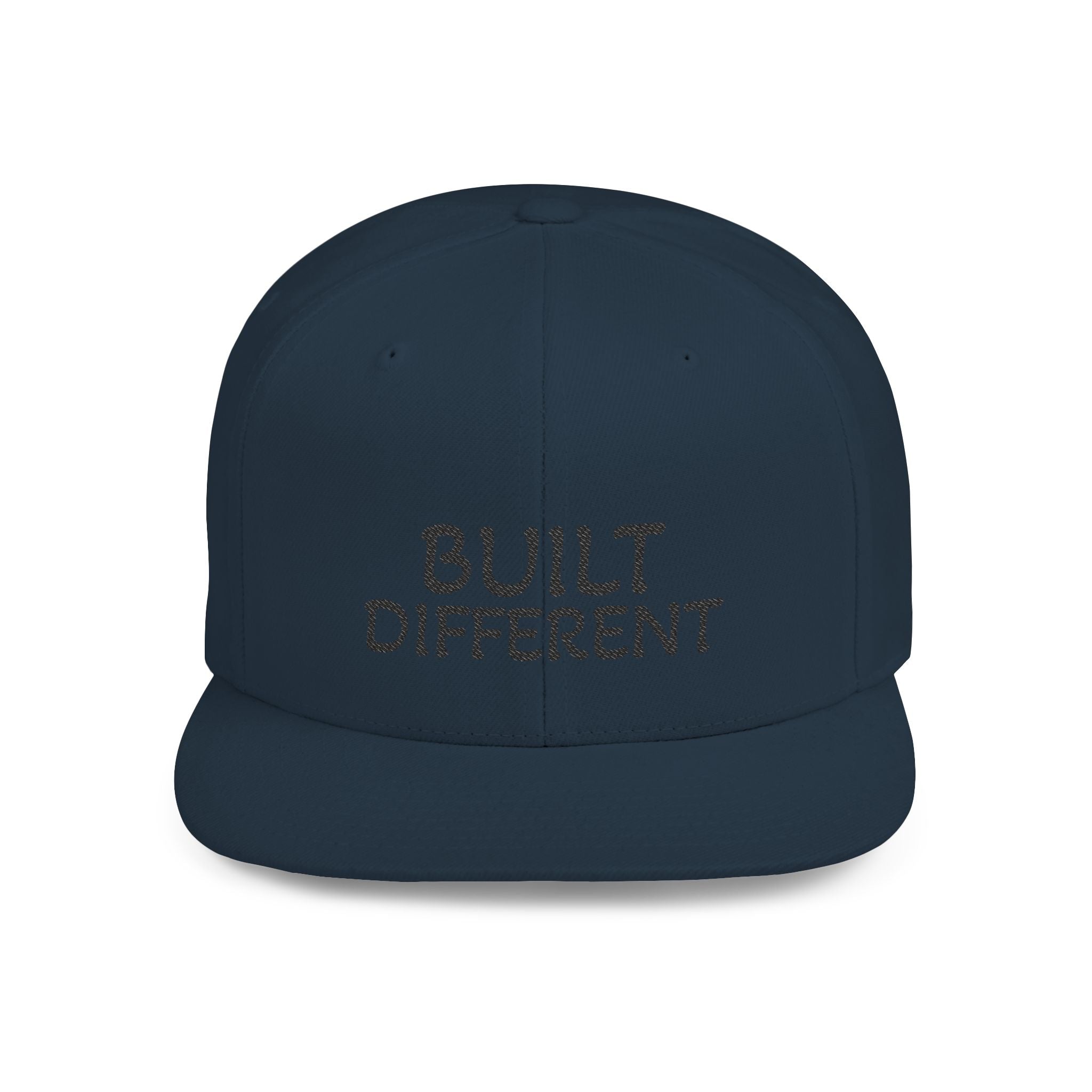 NDR™ Built Different Flat Bill Snapback Hat.