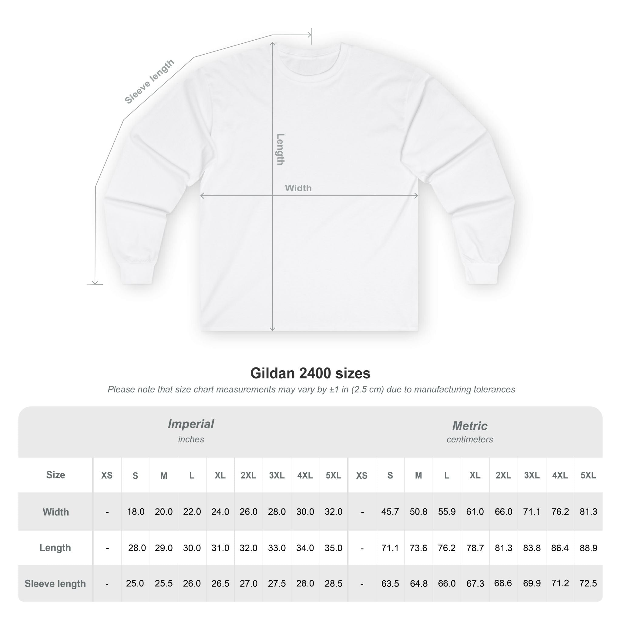 NDR™ Built Different Long Sleeve Tee