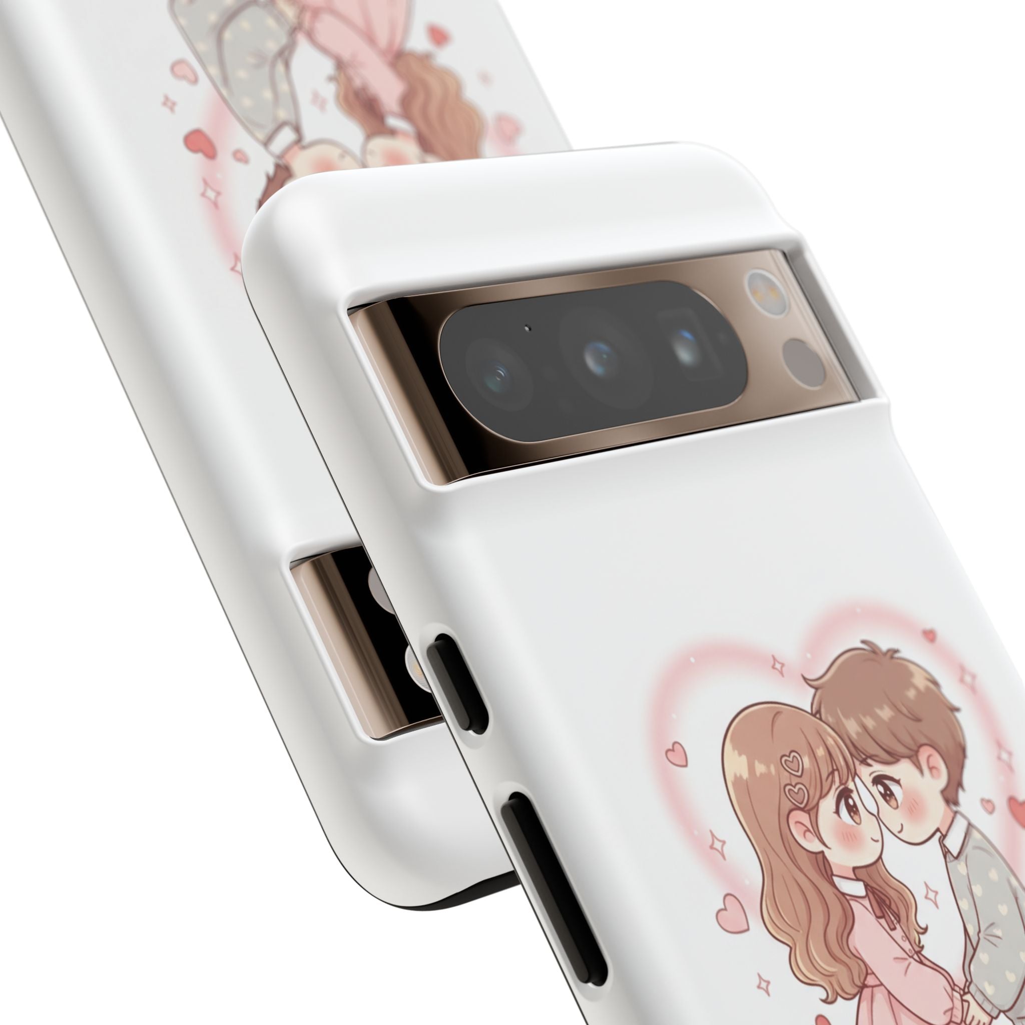 NDR™ Cute Couple "Be Mine" Phone Case. Romantic Valentine’s Protective Cover