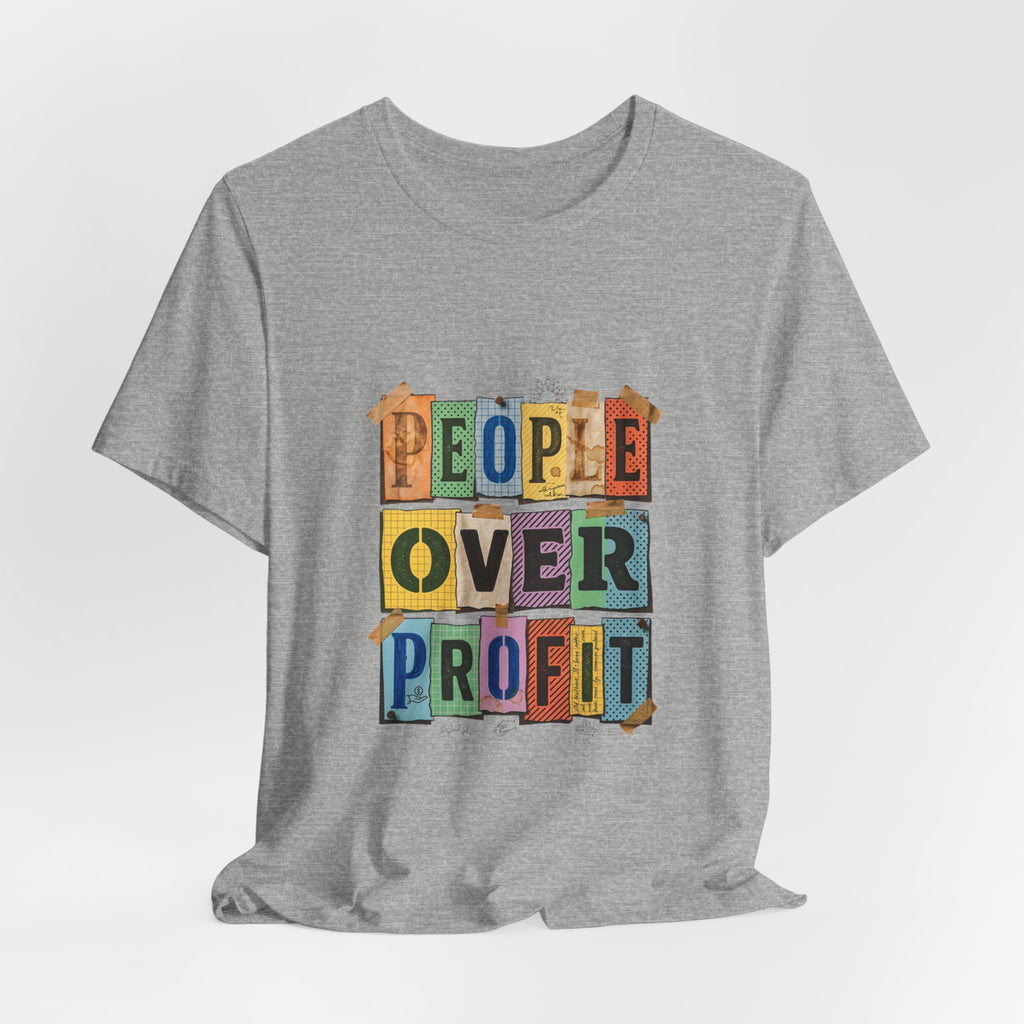 People Over Profit Tee | Values-Led Statement Shirt, Social Justice Apparel