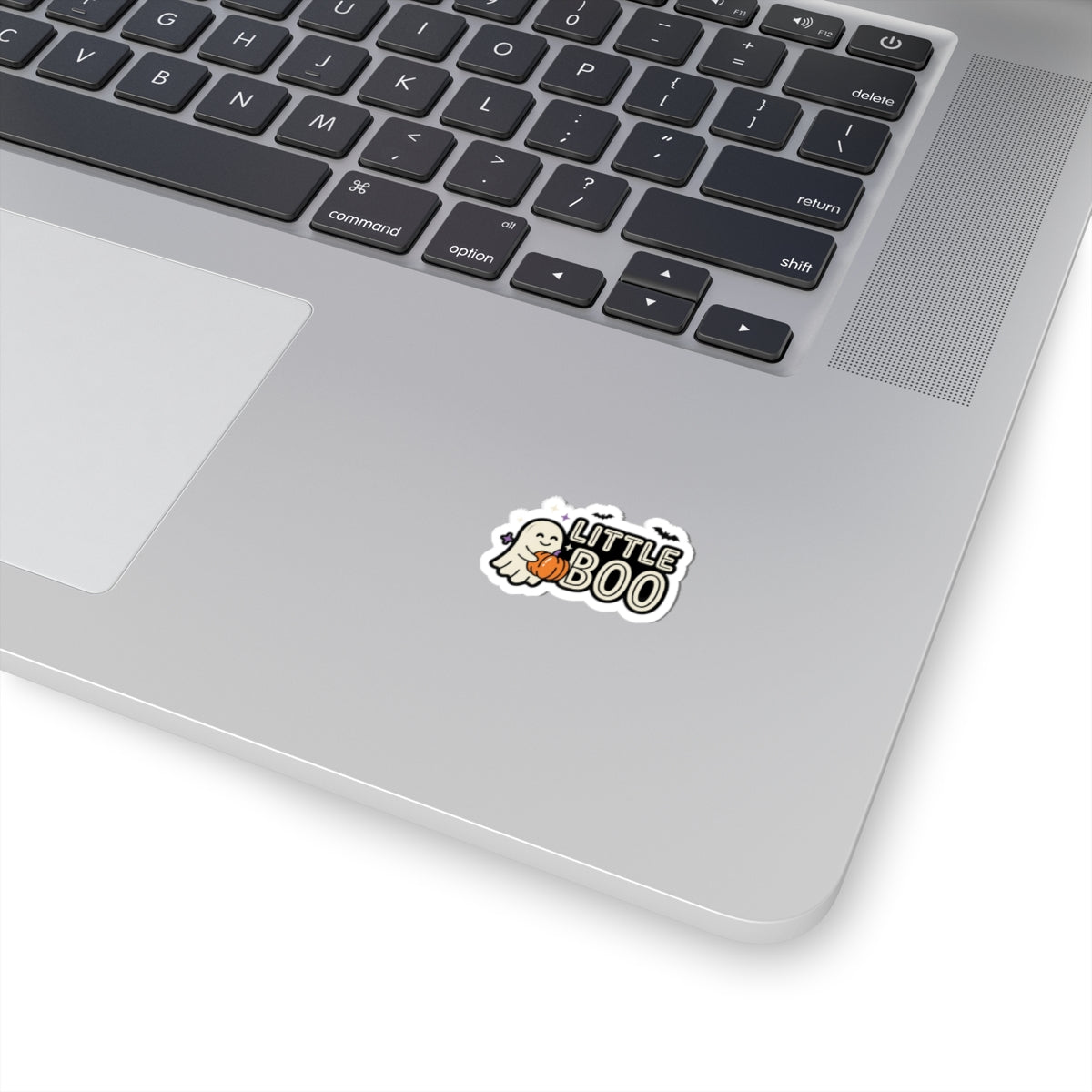 Little Boo Ghost Sticker | Halloween Family Matching, Pumpkin & Bats Kiss-Cut