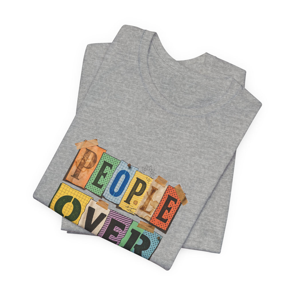 People Over Profit Tee | Values-Led Statement Shirt, Social Justice Apparel