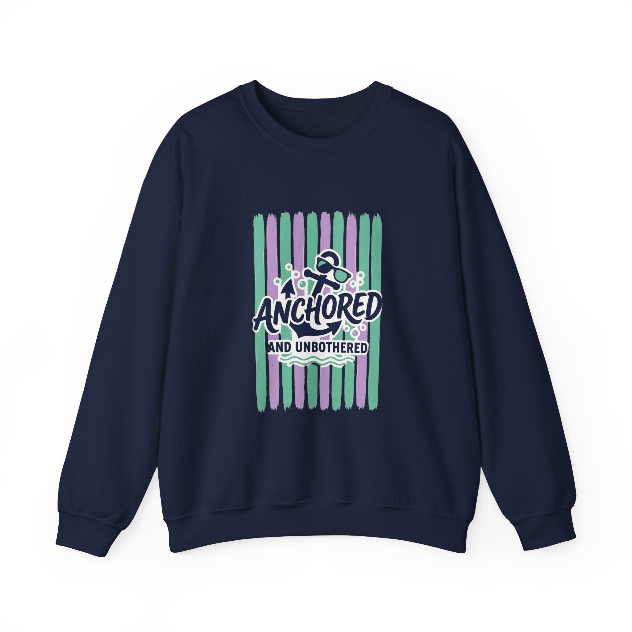 Anchored and Unbothered Sweatshirt | Cruise Vacation, Nautical Anchor Tee