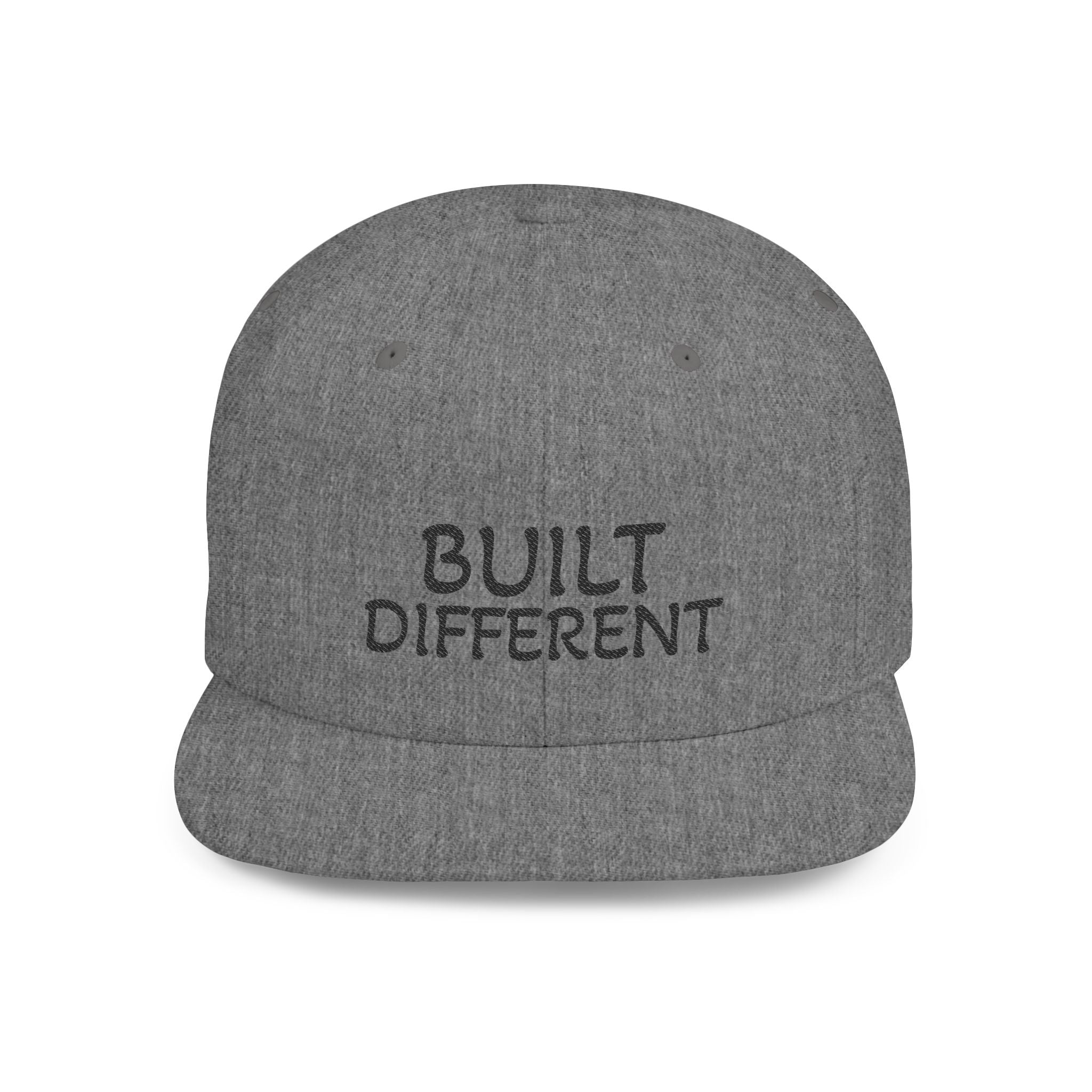 NDR™ Built Different Flat Bill Snapback Hat.
