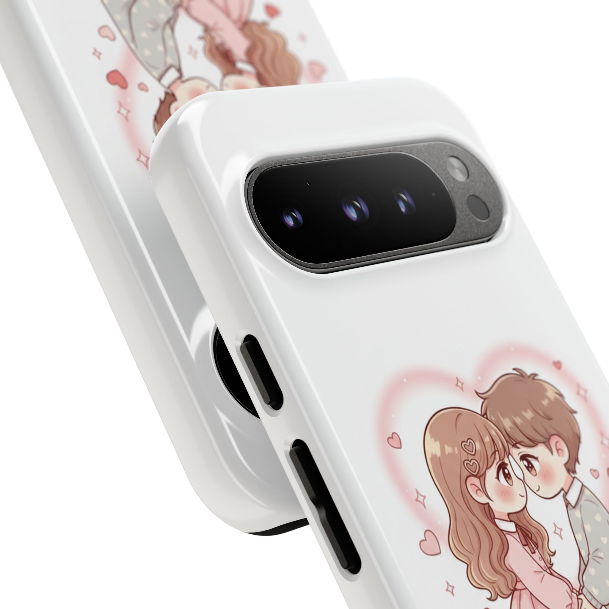 NDR™ Cute Couple "Be Mine" Phone Case. Romantic Valentine’s Protective Cover