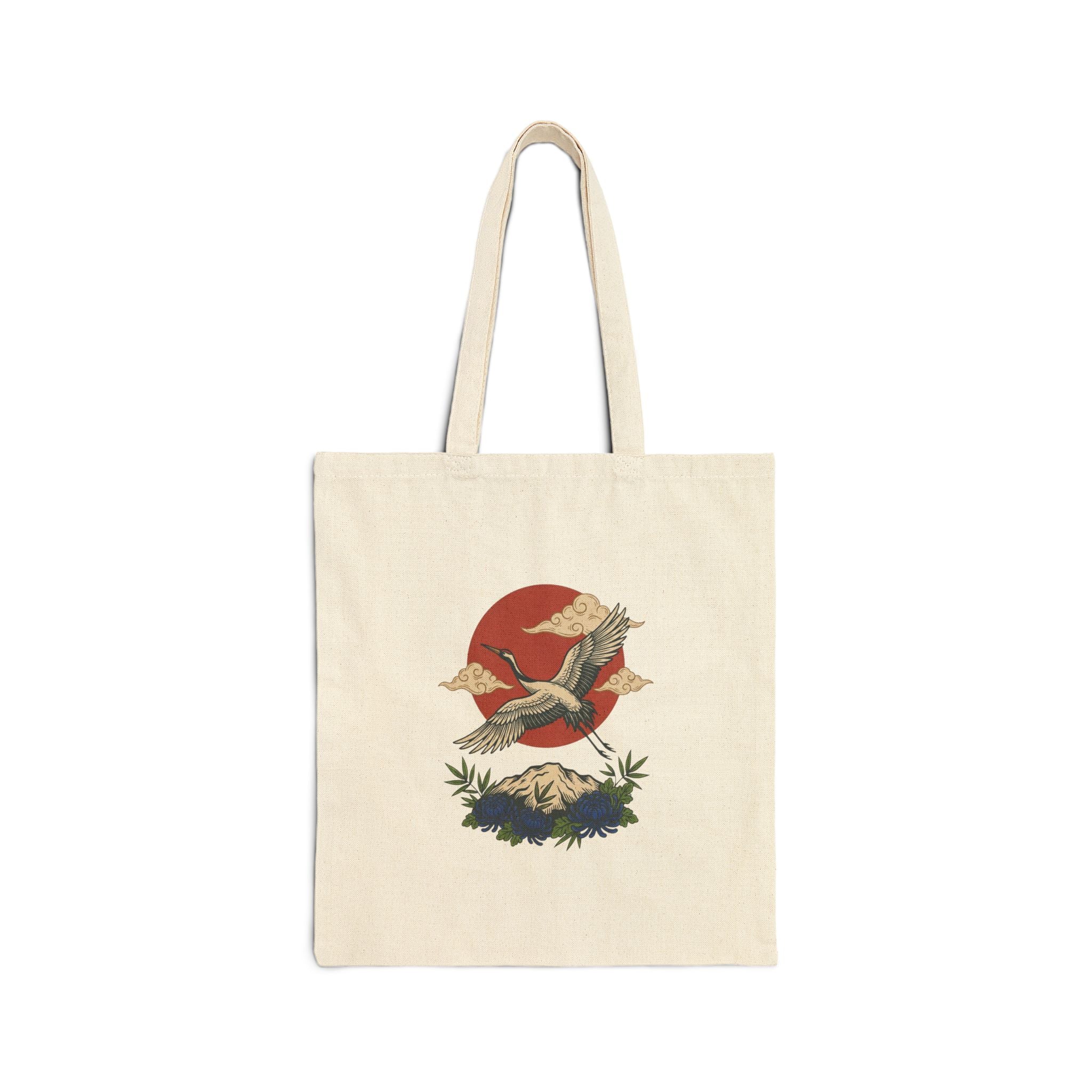 Flying Duck Tote | Traditional Tattoo-Inspired, Vintage Flash Canvas