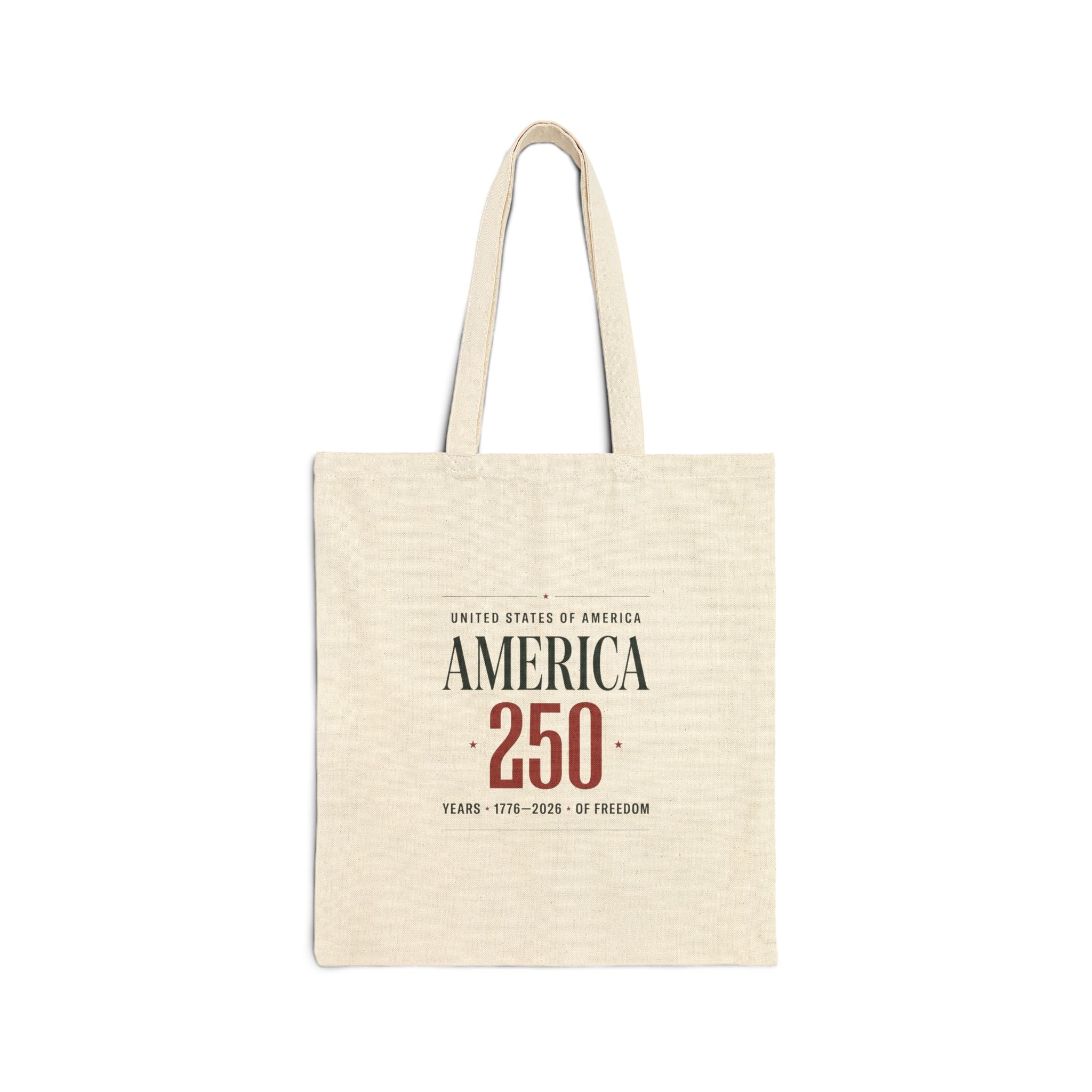 America 250 Anniversary Tote | 4th of July Patriotic Milestone