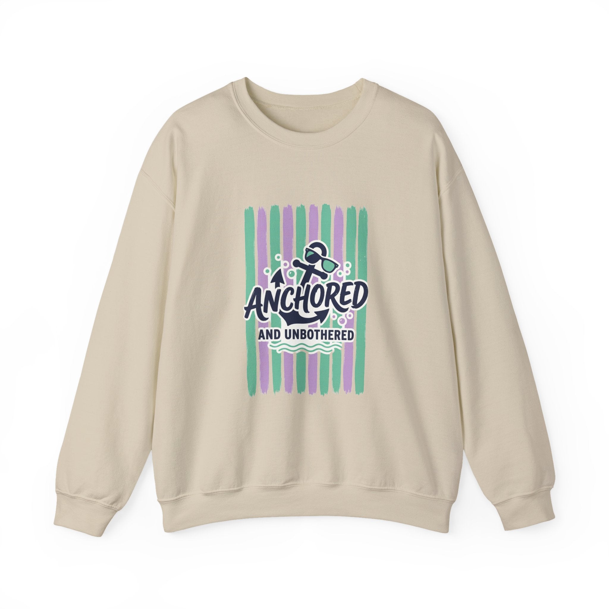 Anchored and Unbothered Sweatshirt | Cruise Vacation, Nautical Anchor Tee