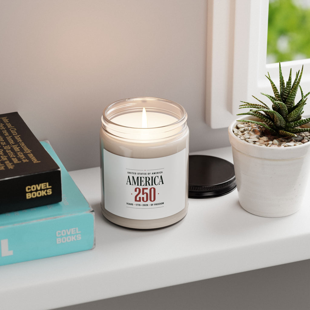 America 250 Soy Candle | 4th of July Patriot Anniversary