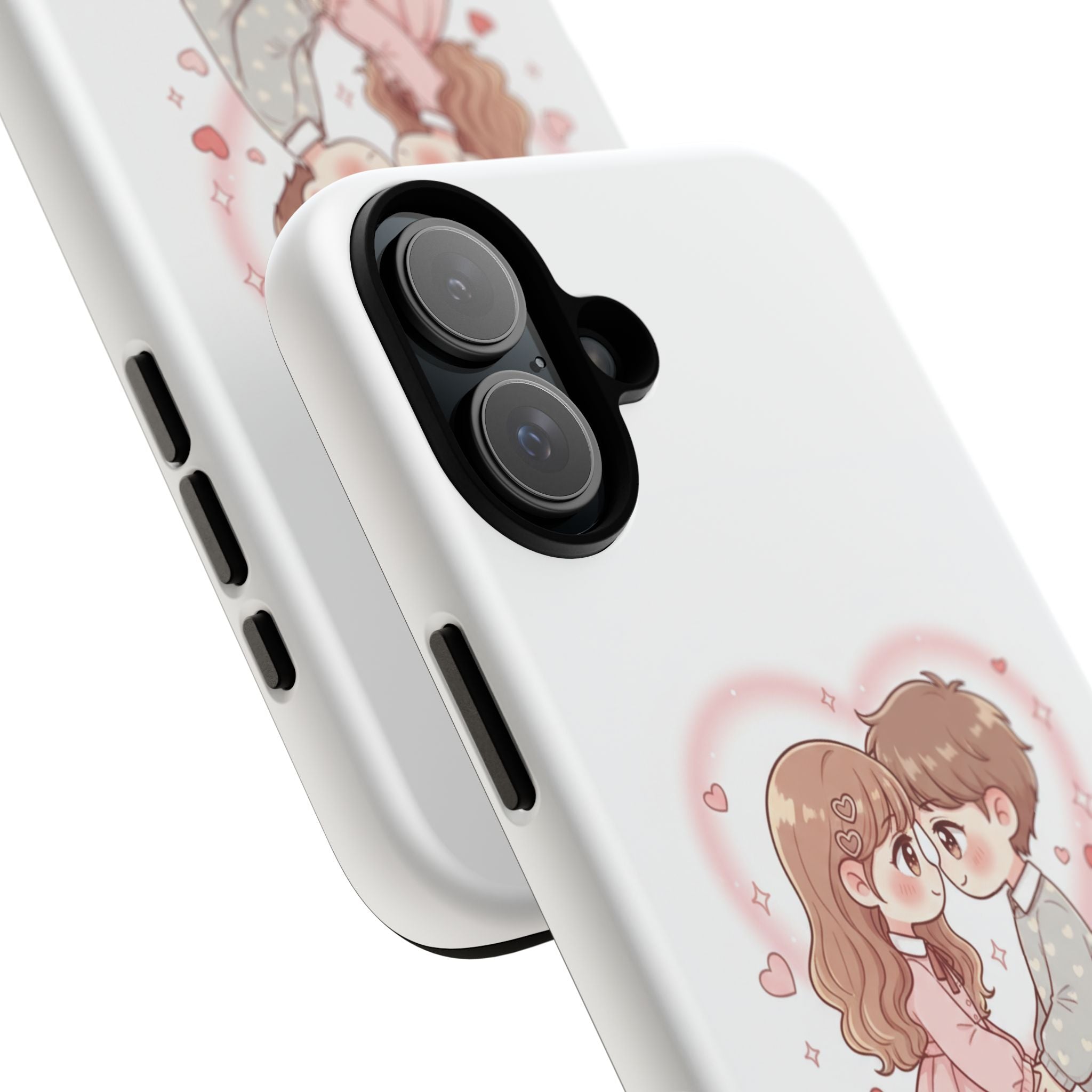 NDR™ Cute Couple "Be Mine" Phone Case. Romantic Valentine’s Protective Cover