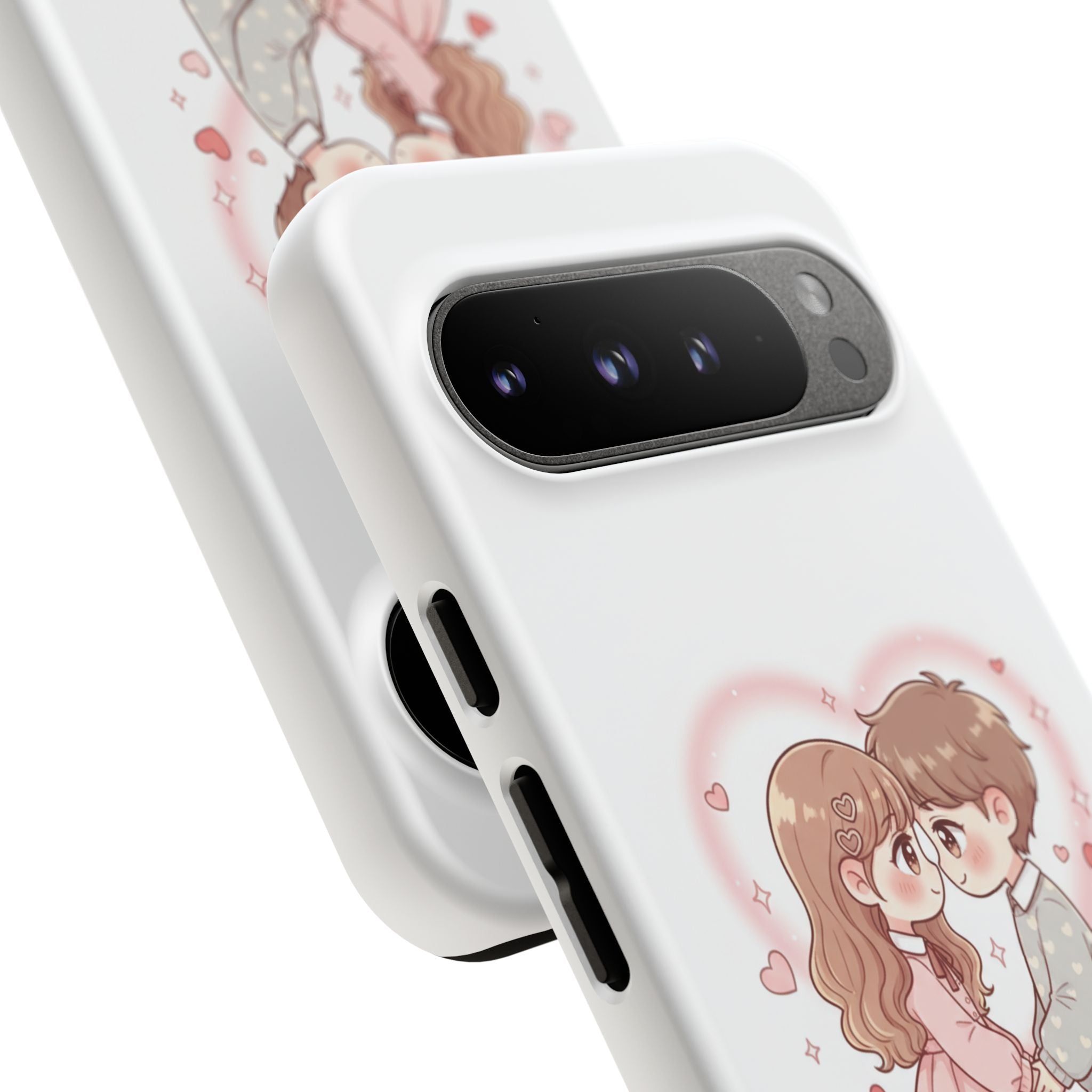NDR™ Cute Couple "Be Mine" Phone Case. Romantic Valentine’s Protective Cover
