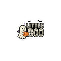 Little Boo Ghost Sticker | Halloween Family Matching, Pumpkin & Bats Kiss-Cut