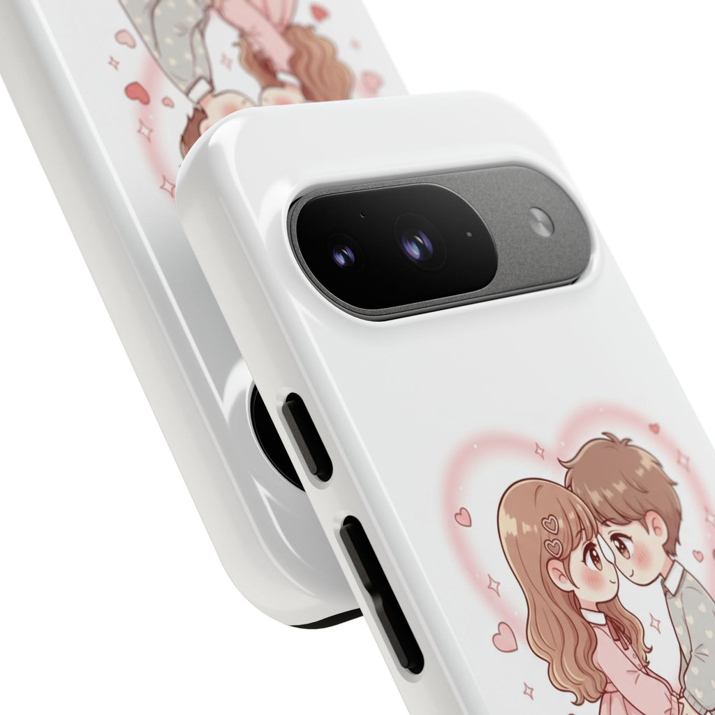 NDR™ Cute Couple "Be Mine" Phone Case. Romantic Valentine’s Protective Cover