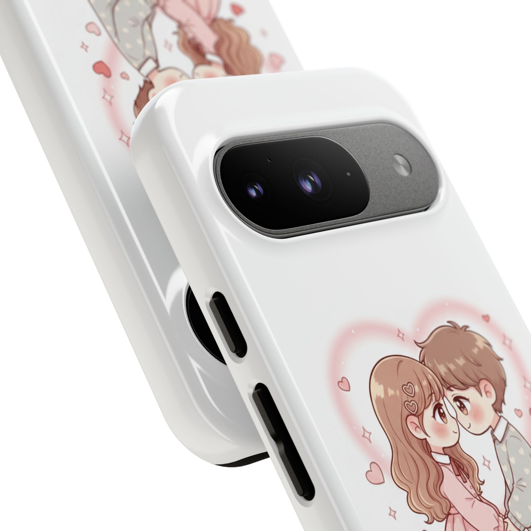 NDR™ Cute Couple "Be Mine" Phone Case. Romantic Valentine’s Protective Cover