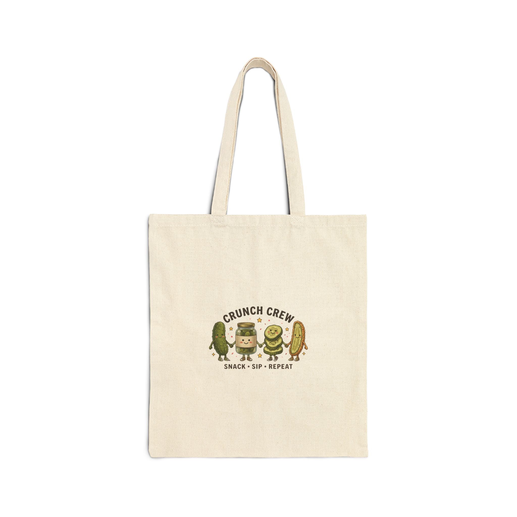 Crunch Crew Pickle Illustration Tote | Pickles Trend, Cute Food Graphic