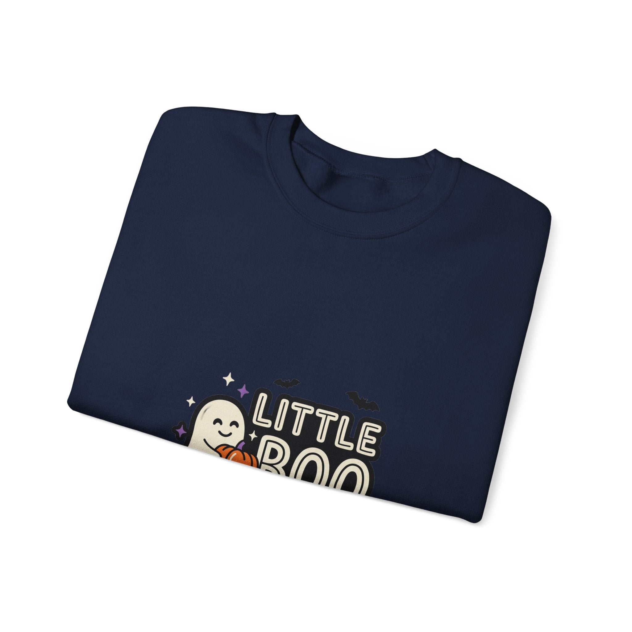 Little Boo Sweatshirt | Halloween Family Shirts, Cute Ghost Pumpkin Design