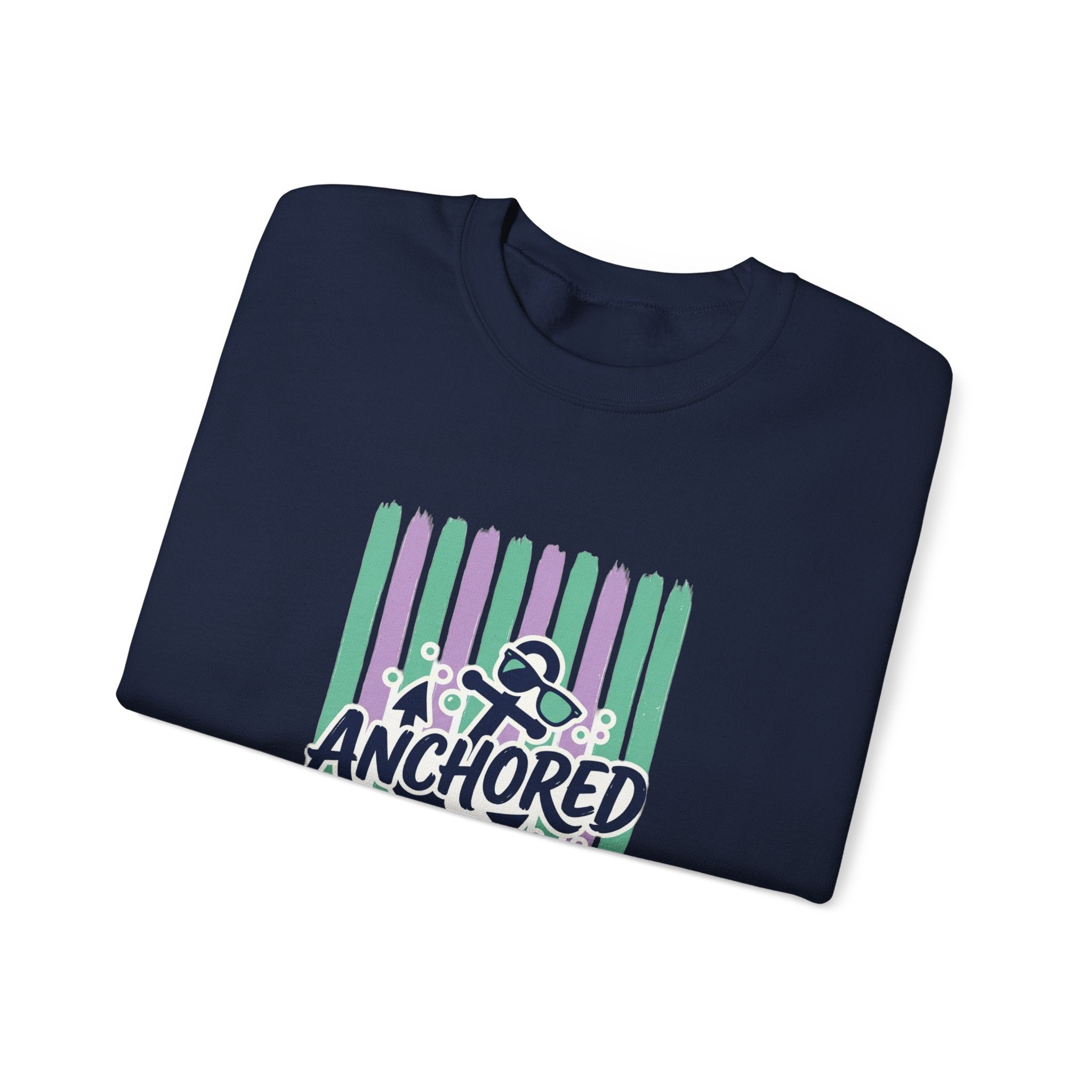 Anchored and Unbothered Sweatshirt | Cruise Vacation, Nautical Anchor Tee