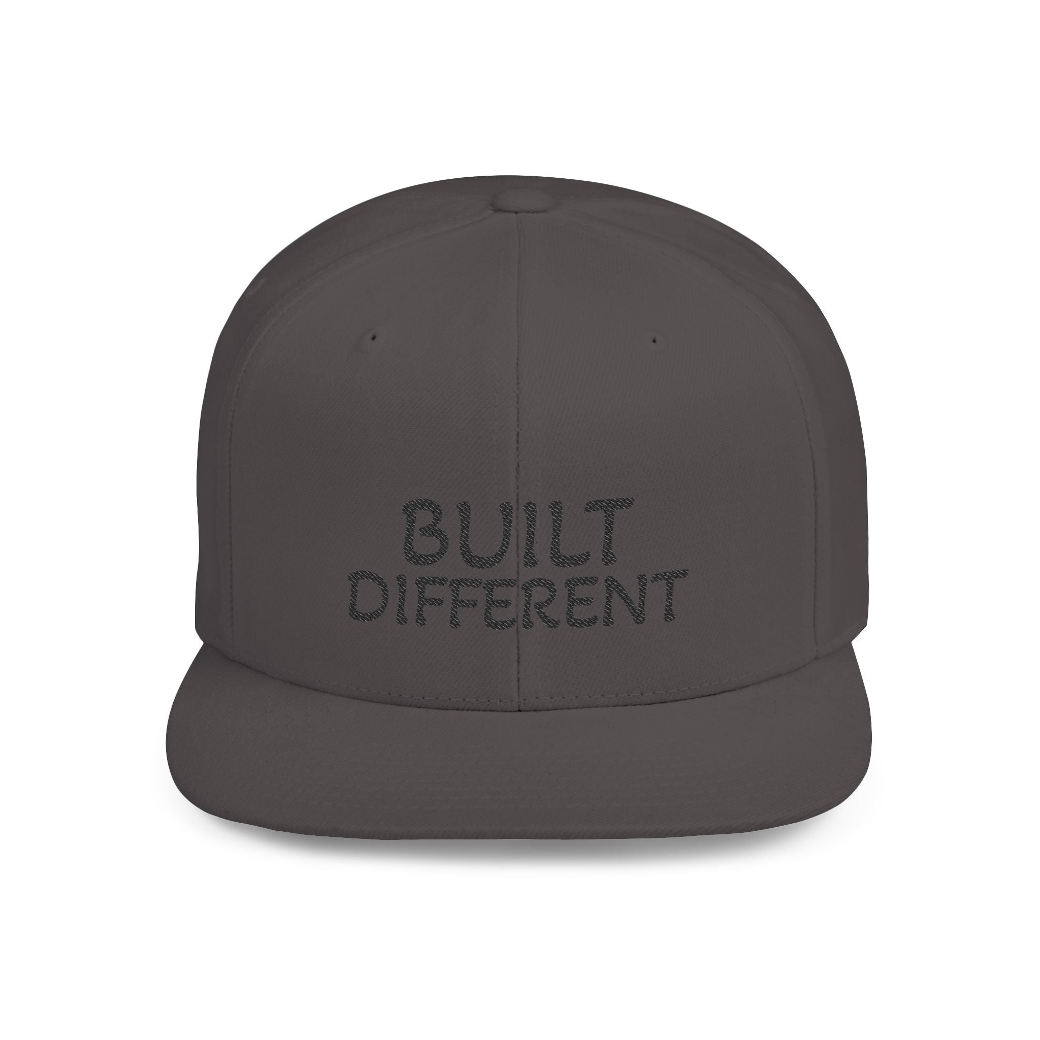 NDR™ Built Different Flat Bill Snapback Hat.