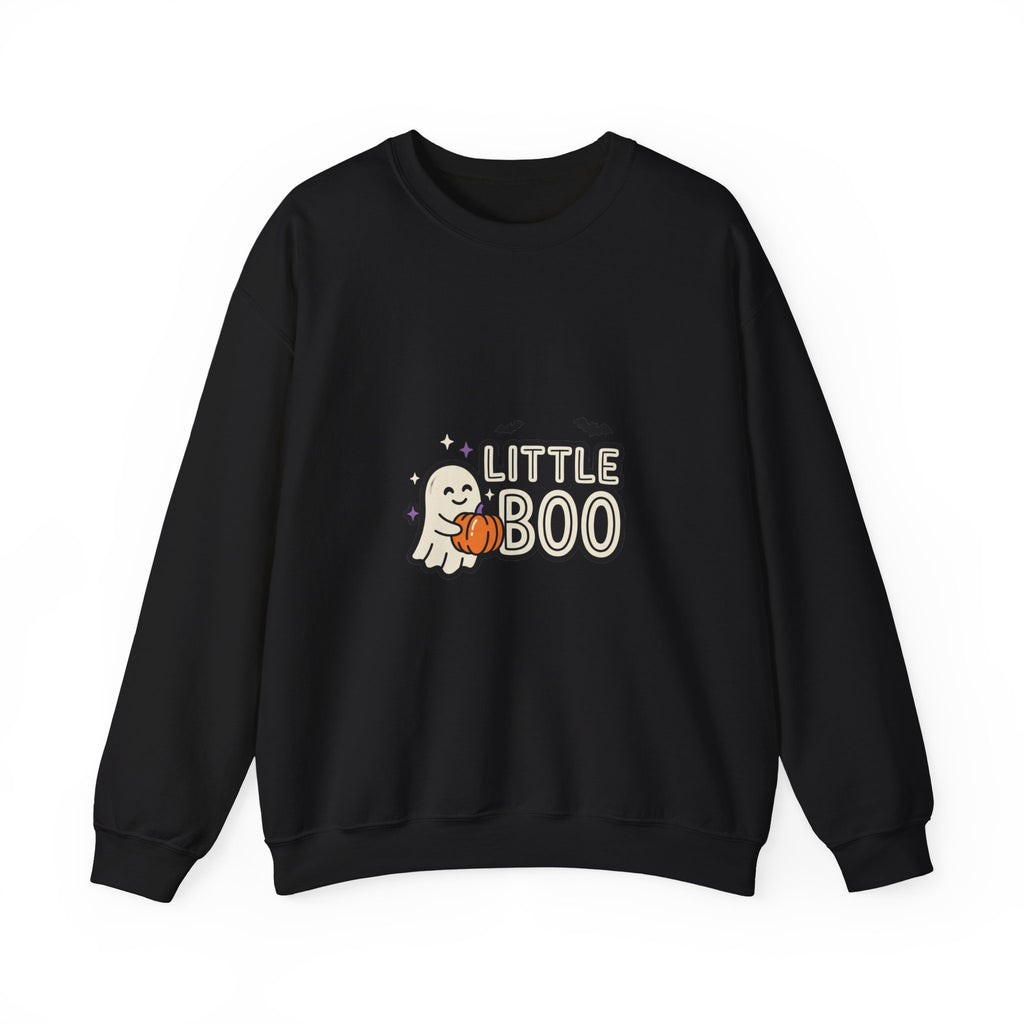 Little Boo Sweatshirt | Halloween Family Shirts, Cute Ghost Pumpkin Design