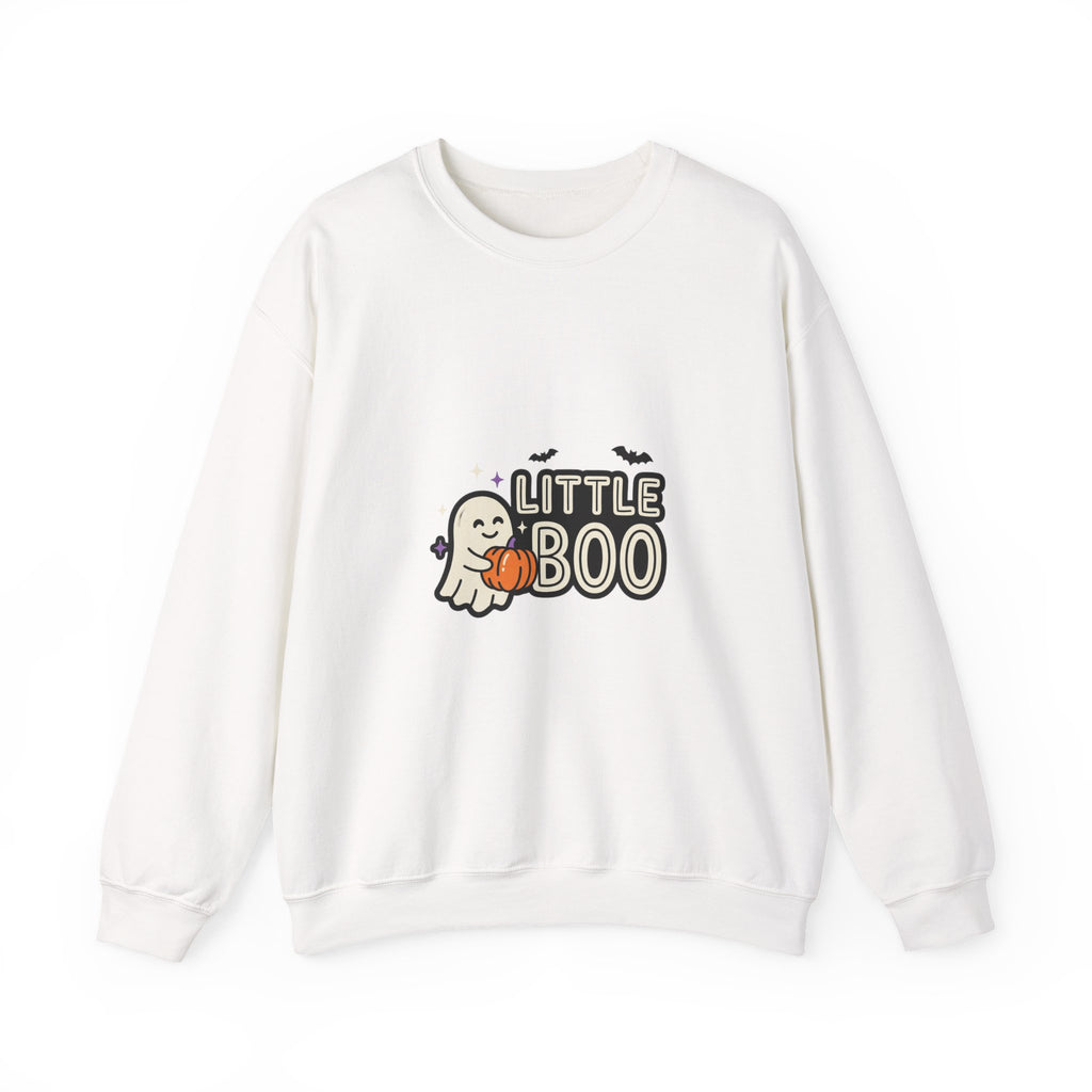Little Boo Sweatshirt | Halloween Family Shirts, Cute Ghost Pumpkin Design