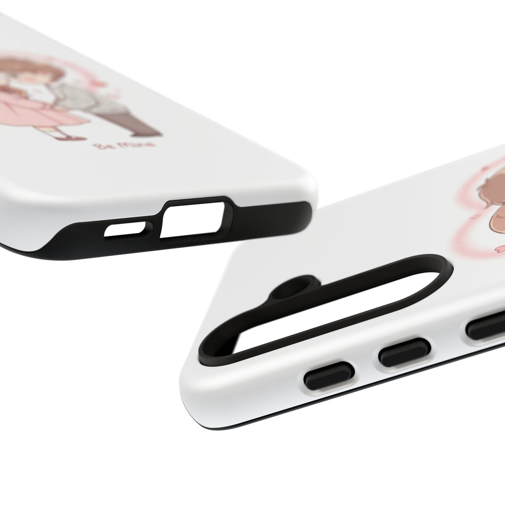 NDR™ Cute Couple "Be Mine" Phone Case. Romantic Valentine’s Protective Cover