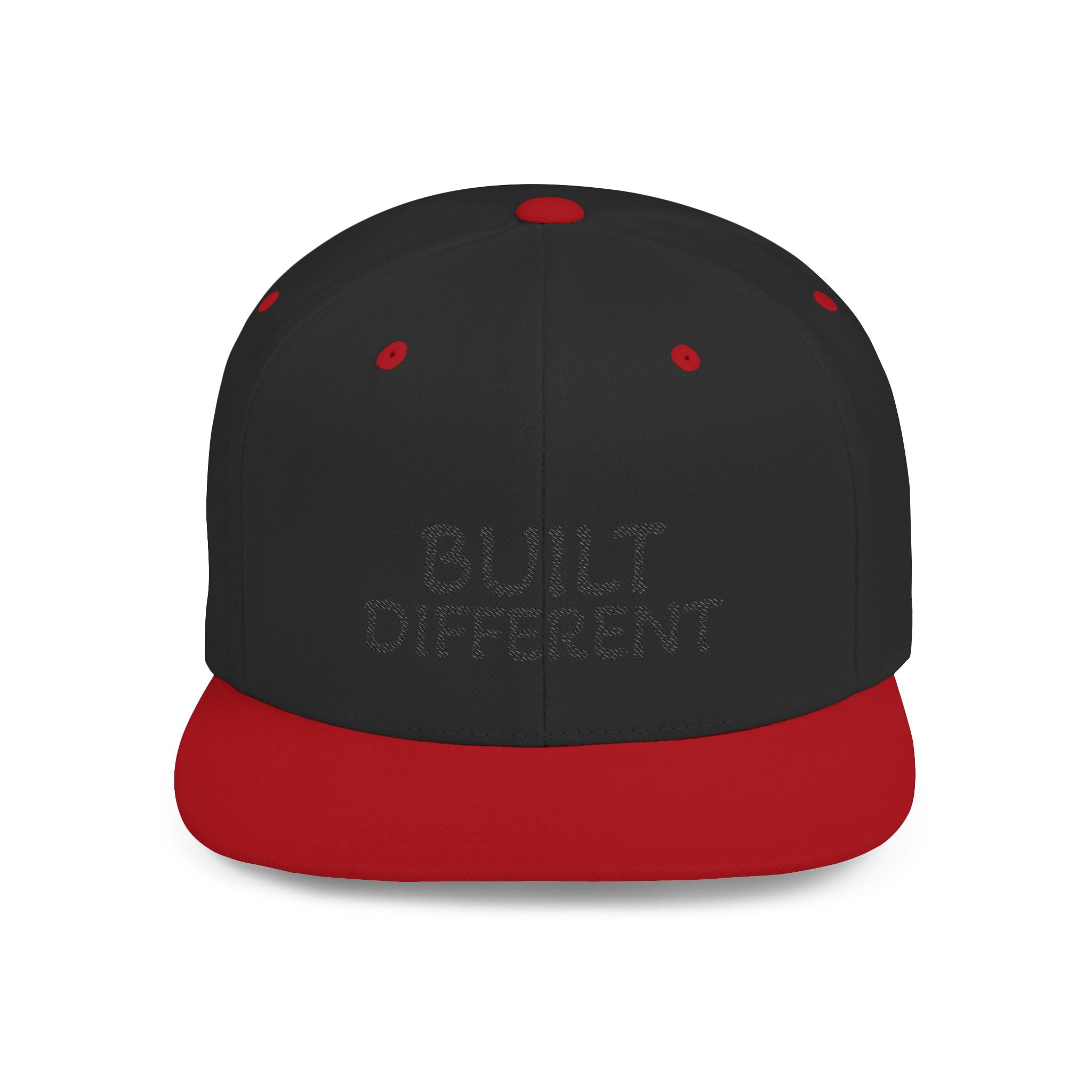 NDR™ Built Different Flat Bill Snapback Hat.