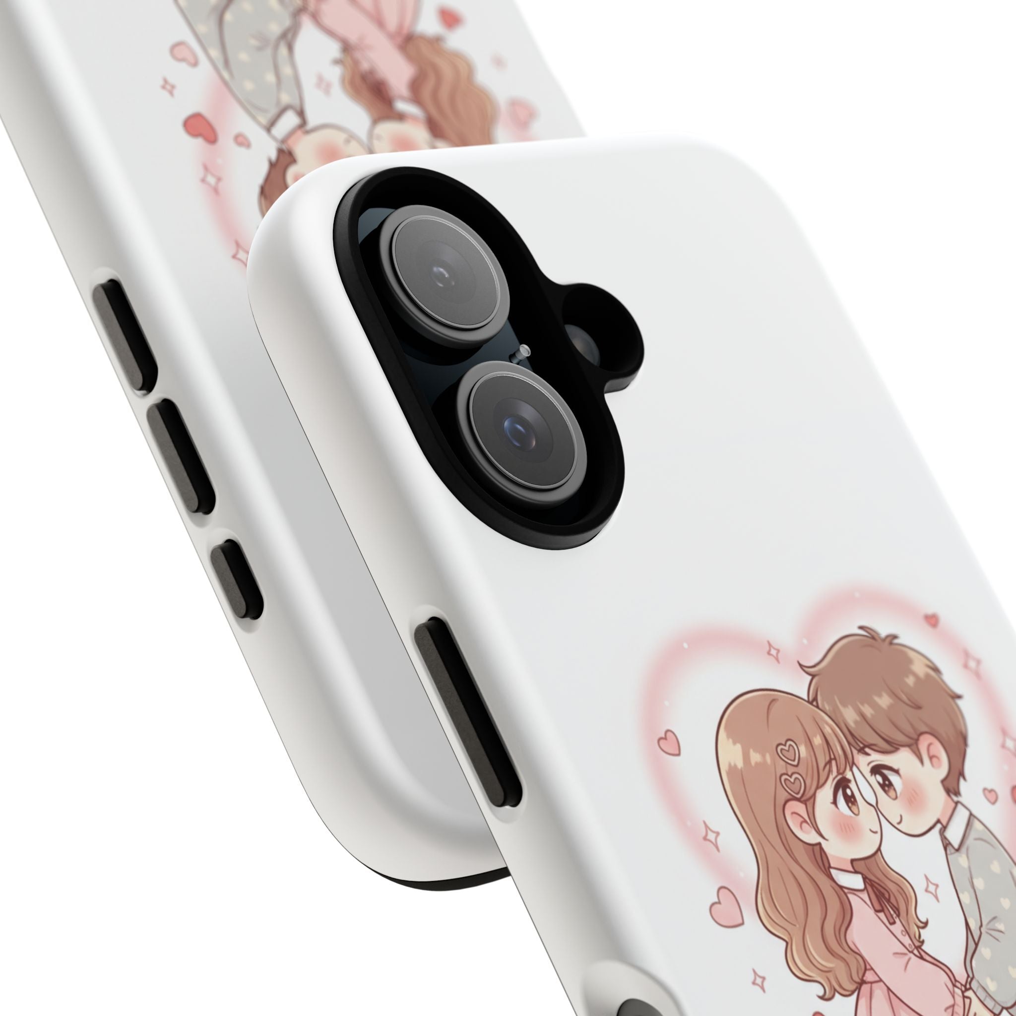 NDR™ Cute Couple "Be Mine" Phone Case. Romantic Valentine’s Protective Cover