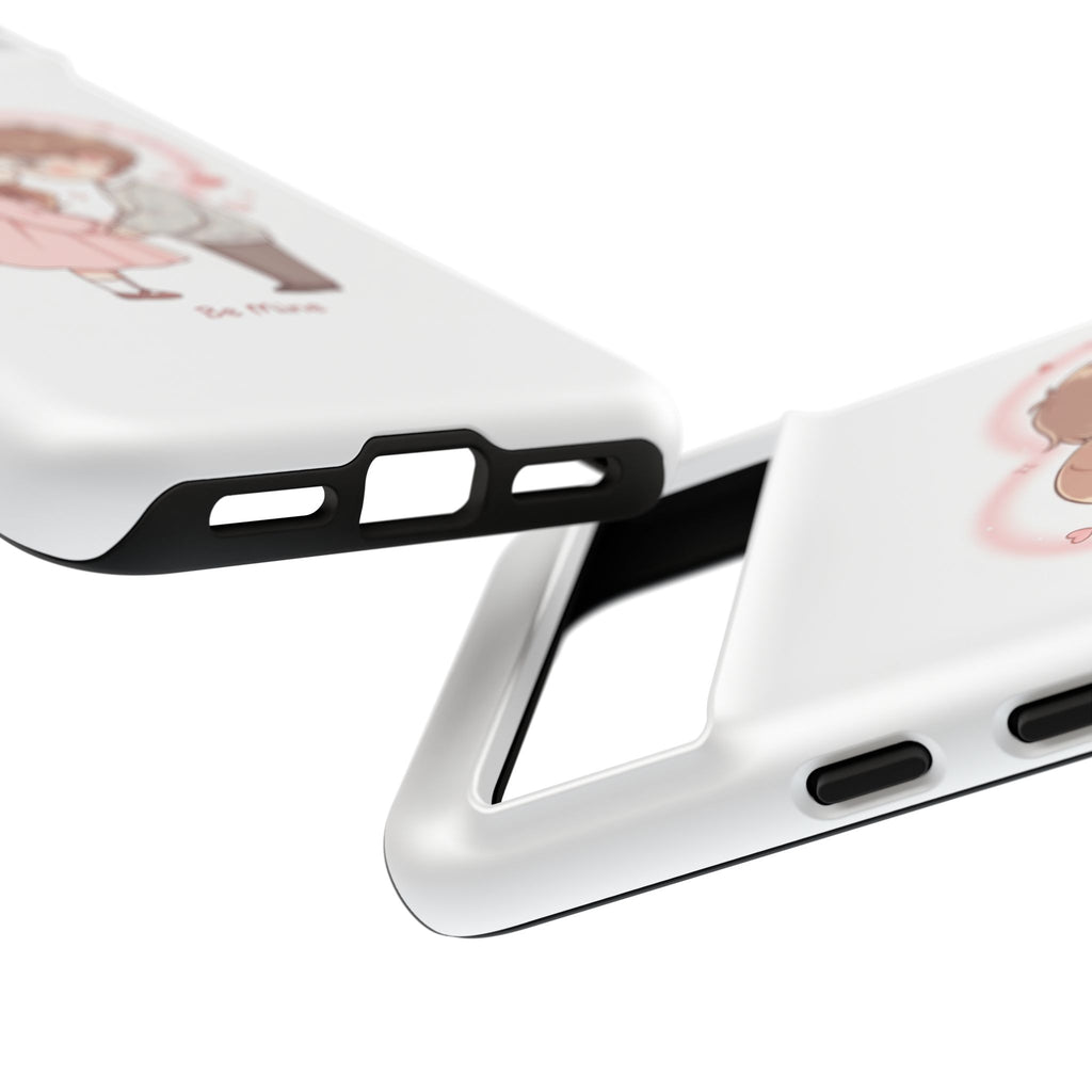 NDR™ Cute Couple "Be Mine" Phone Case. Romantic Valentine’s Protective Cover