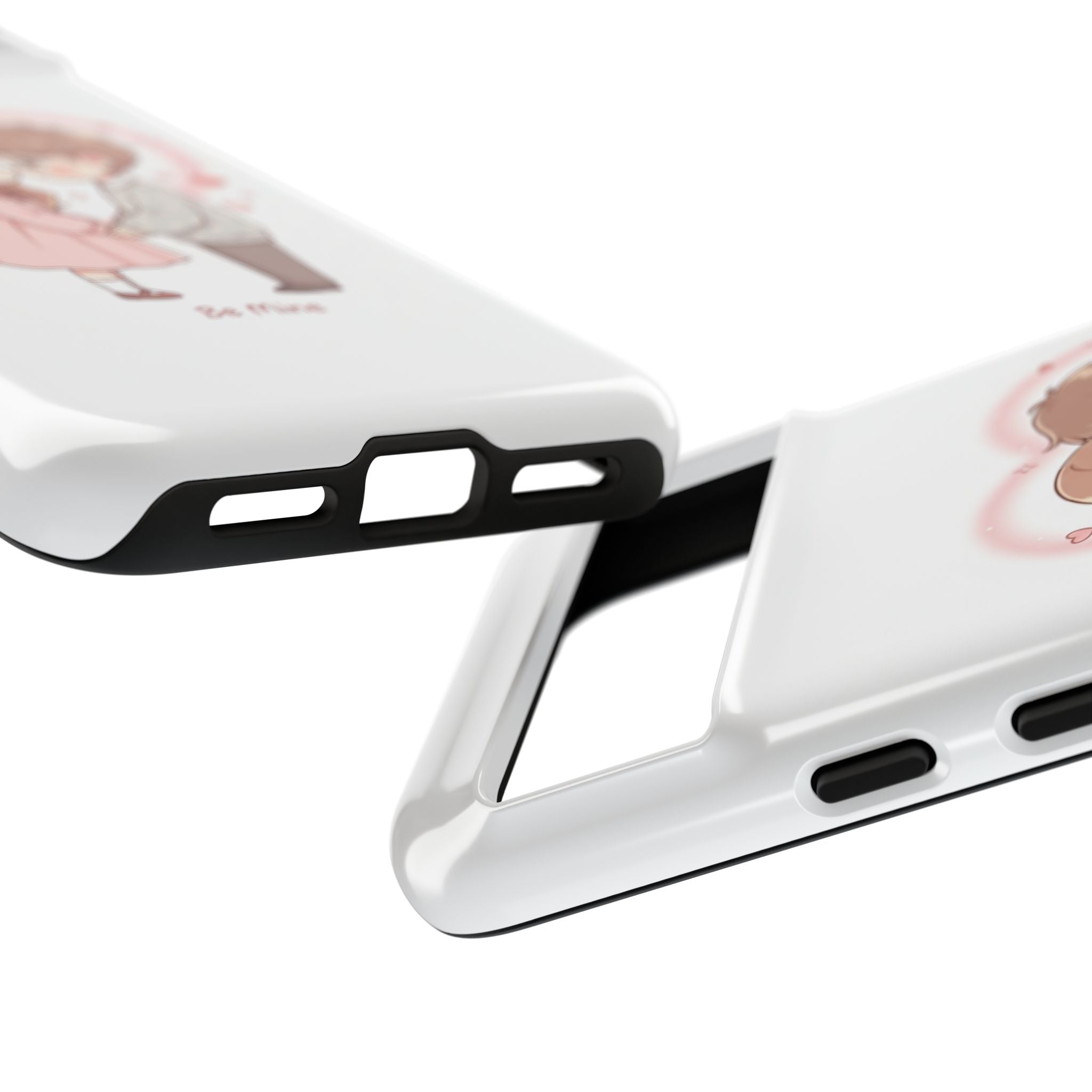 NDR™ Cute Couple "Be Mine" Phone Case. Romantic Valentine’s Protective Cover