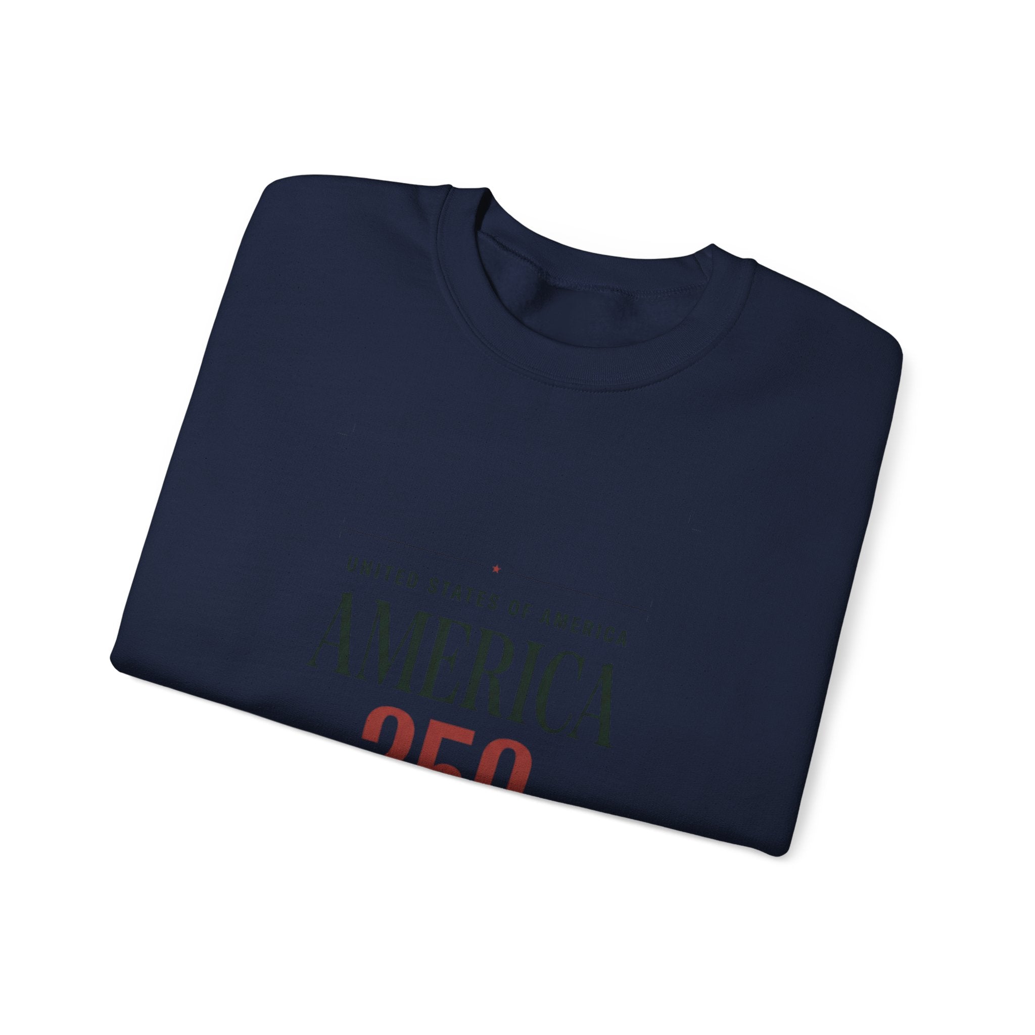 America 250 Crewneck Sweatshirt | 4th of July 250th Anniversary Patriotic