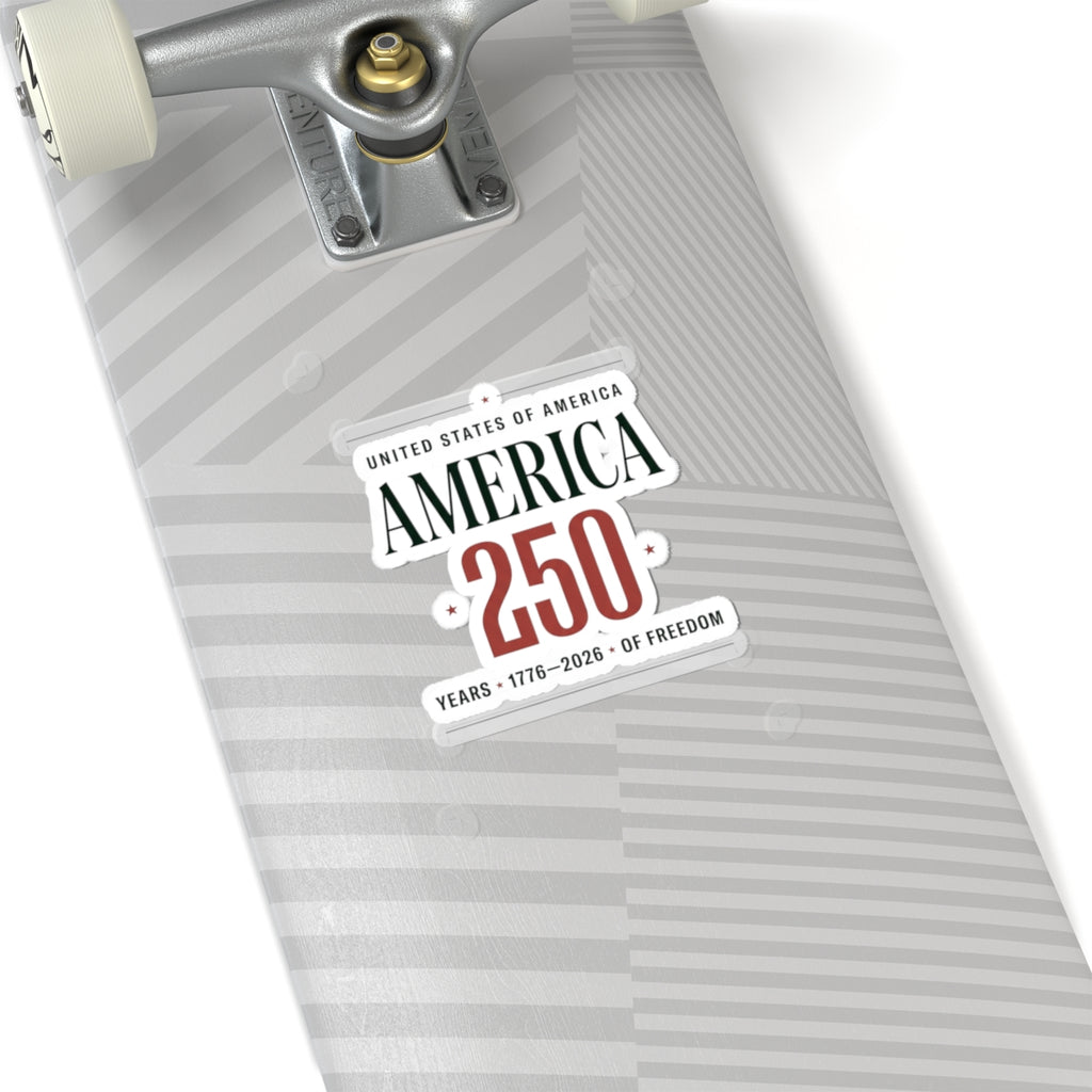 America 250 Years Kiss-Cut Sticker | 1776–2026 Patriotic Anniversary