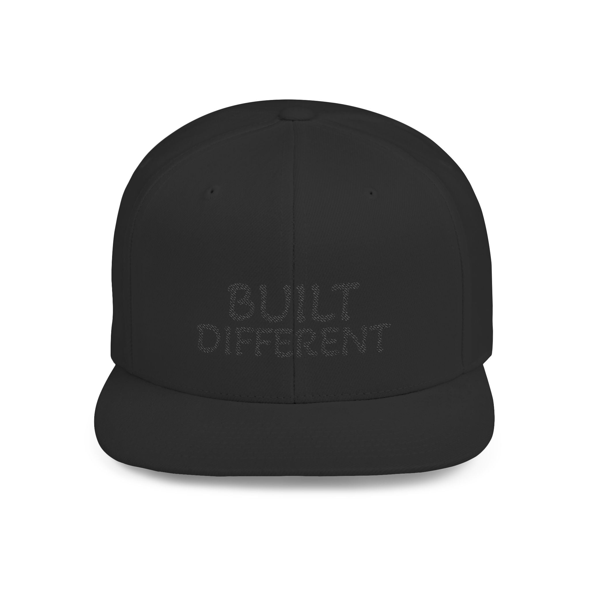 NDR™ Built Different Flat Bill Snapback Hat.
