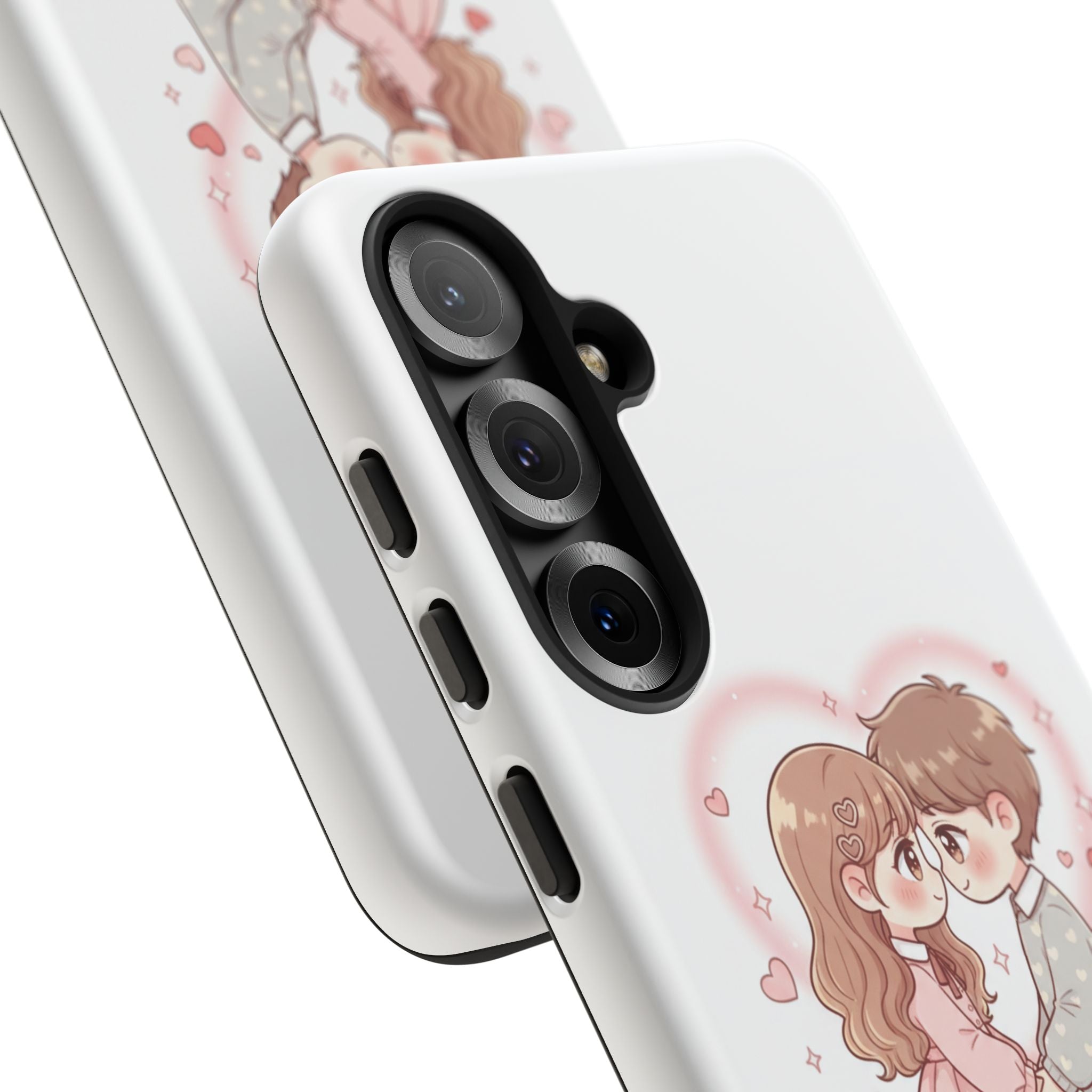 NDR™ Cute Couple "Be Mine" Phone Case. Romantic Valentine’s Protective Cover