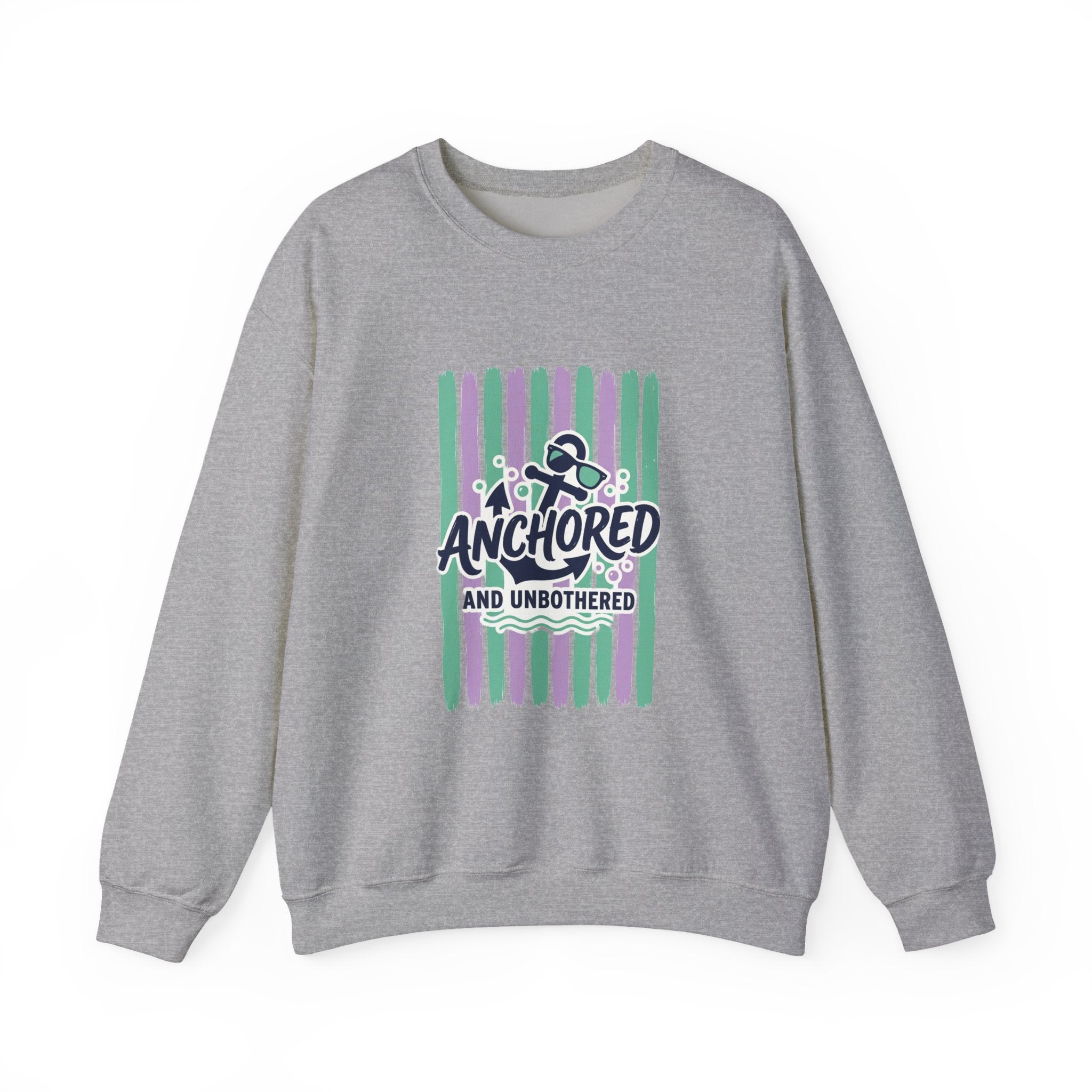 Anchored and Unbothered Sweatshirt | Cruise Vacation, Nautical Anchor Tee